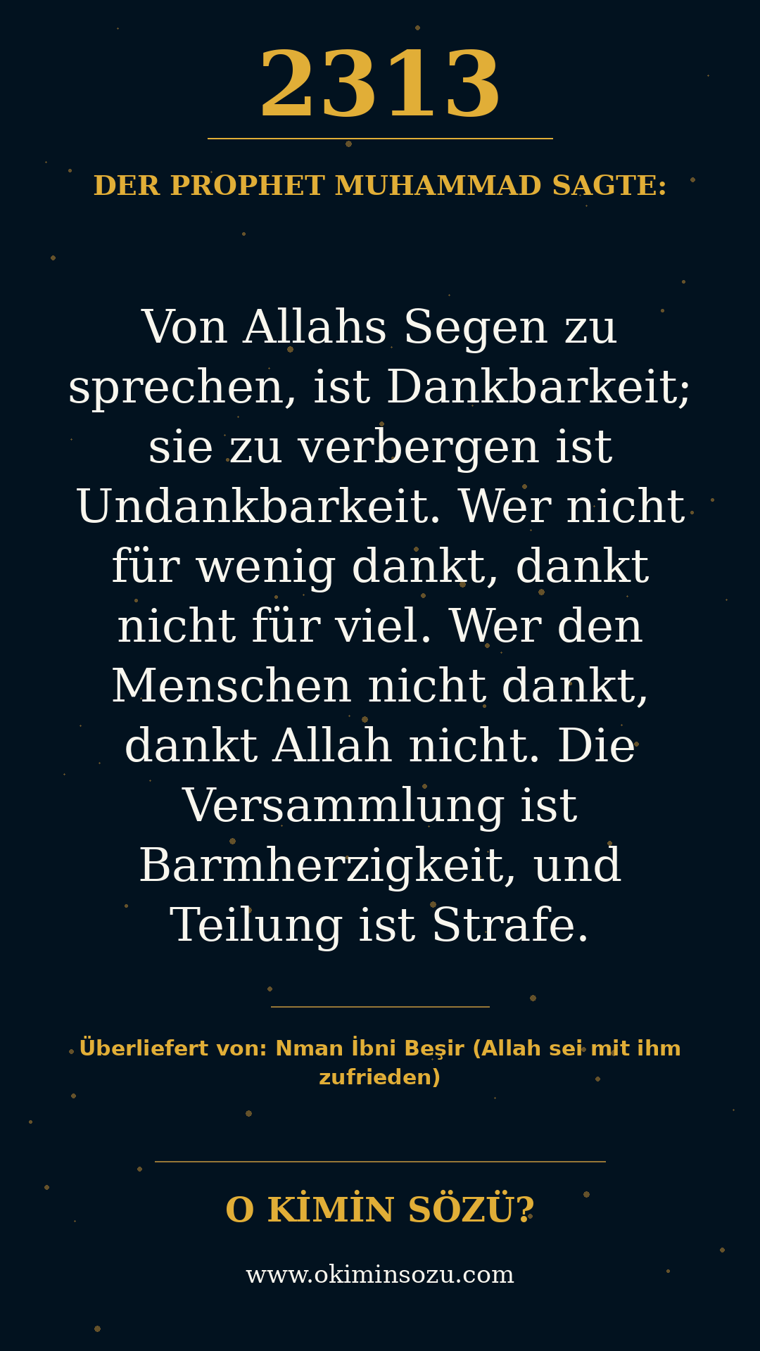 hadith 2313