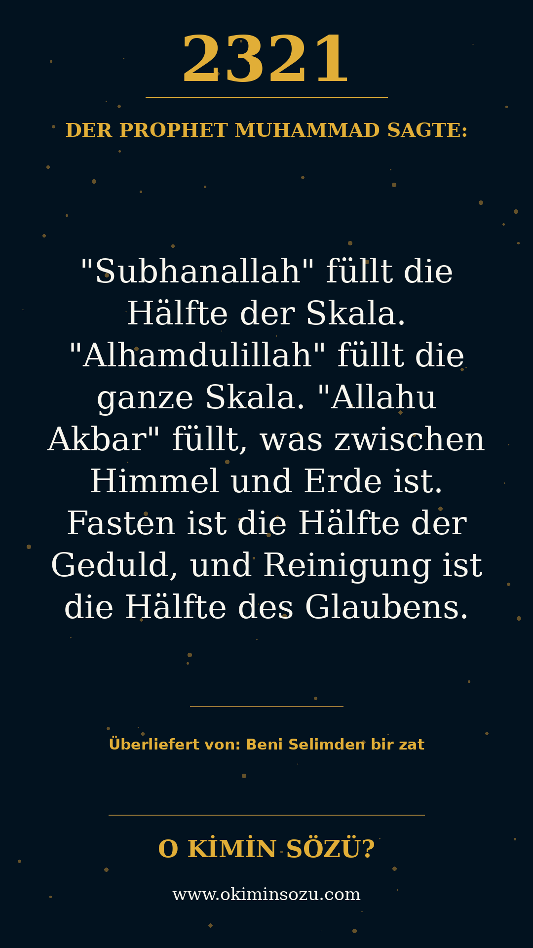 hadith 2321