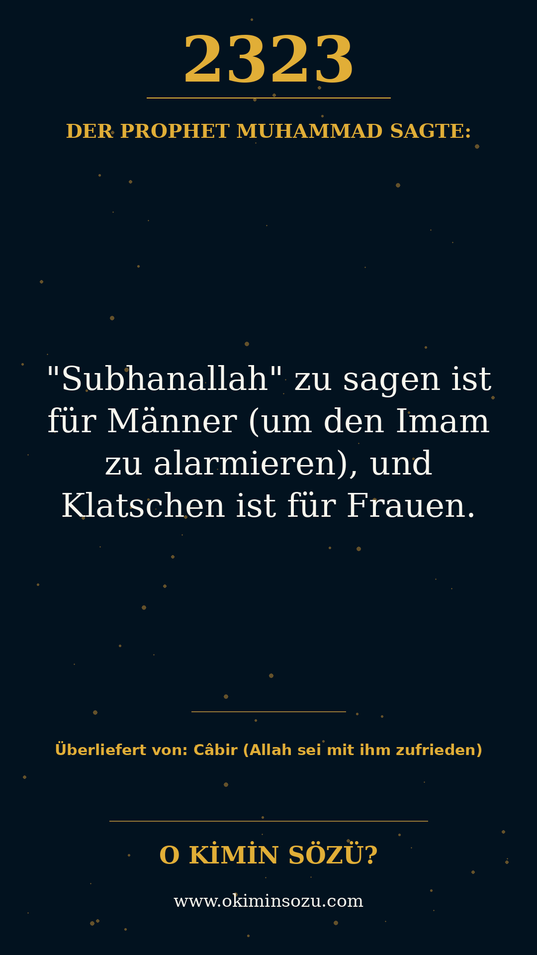 hadith 2323