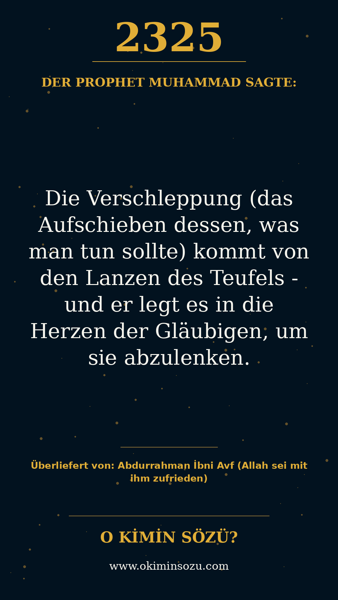 hadith 2325