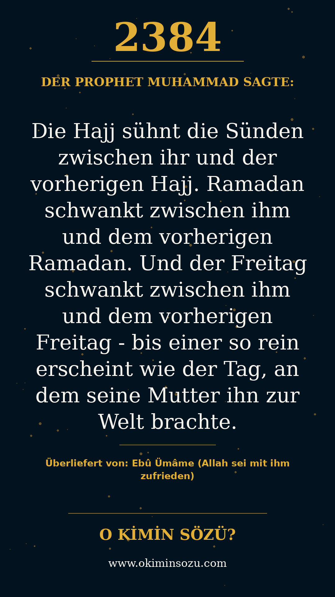 hadith 2384