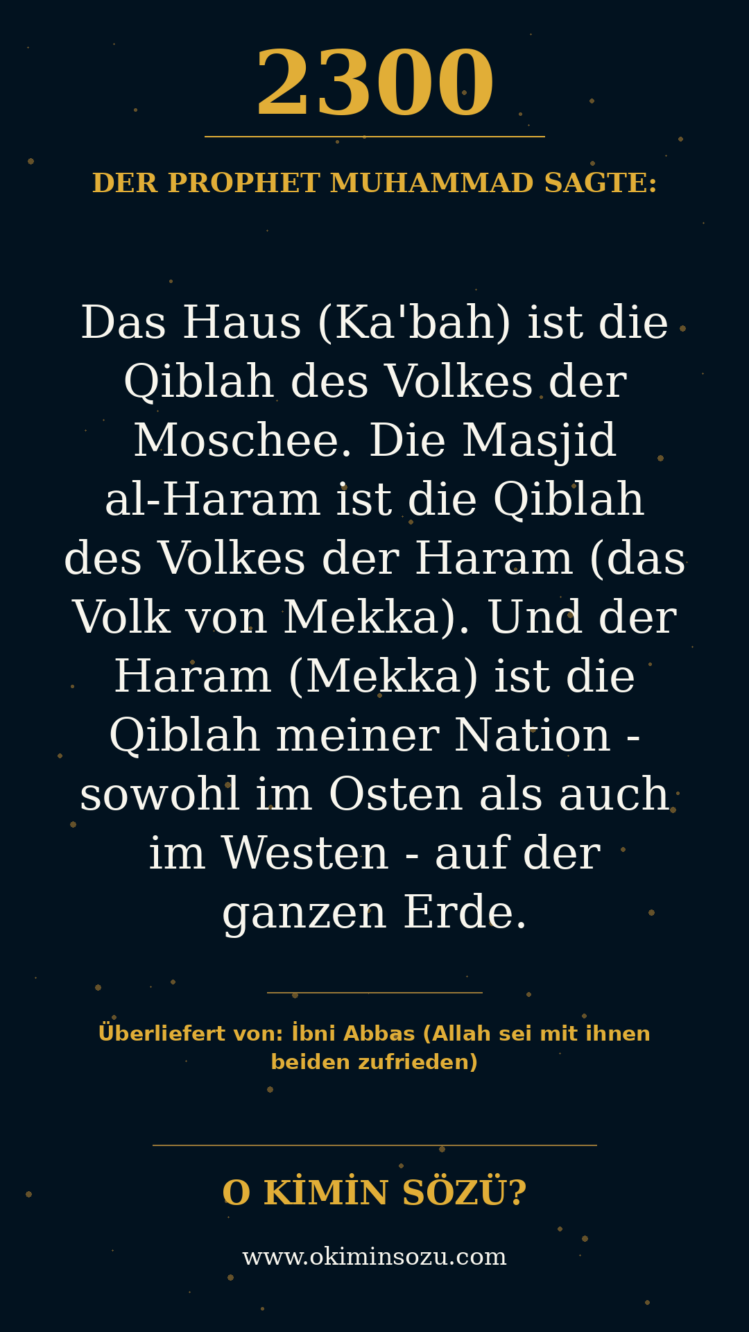 hadith 2300