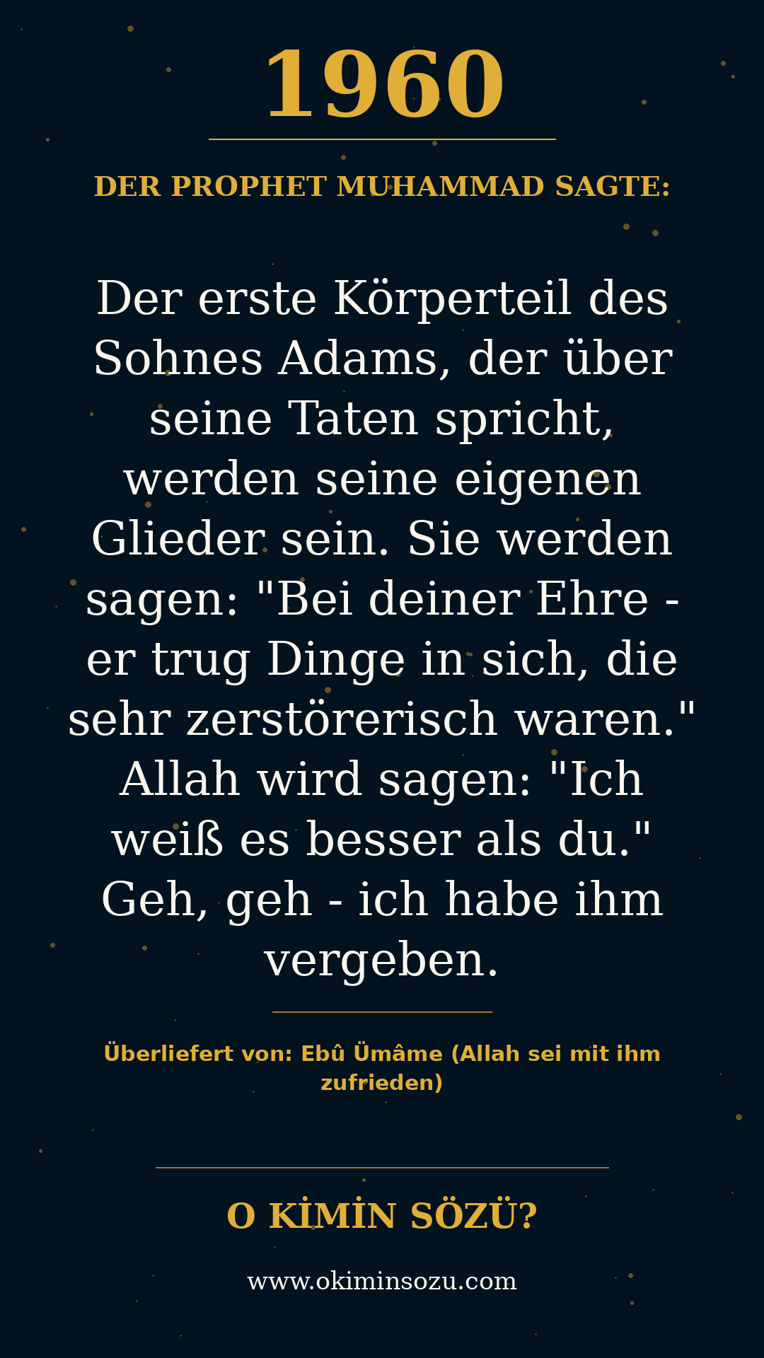 hadith 1960
