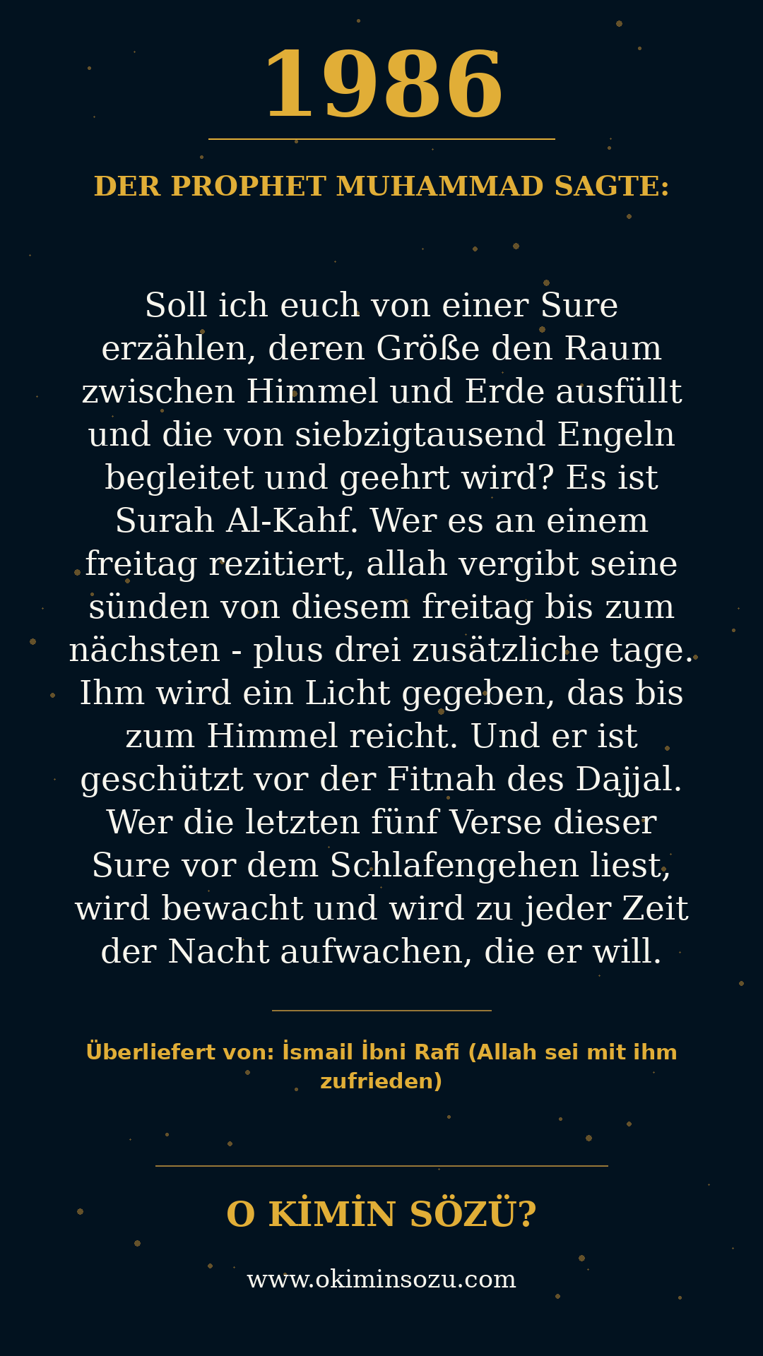 hadith 1986