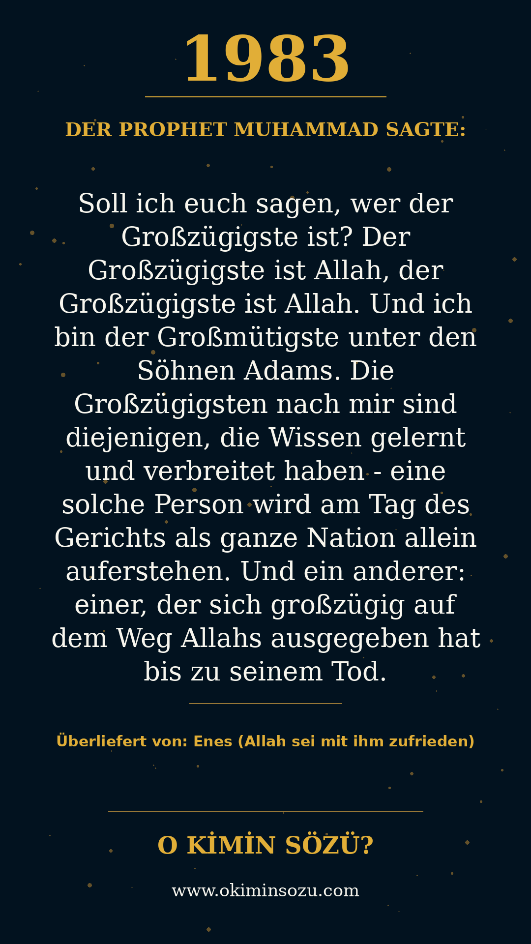 hadith 1983