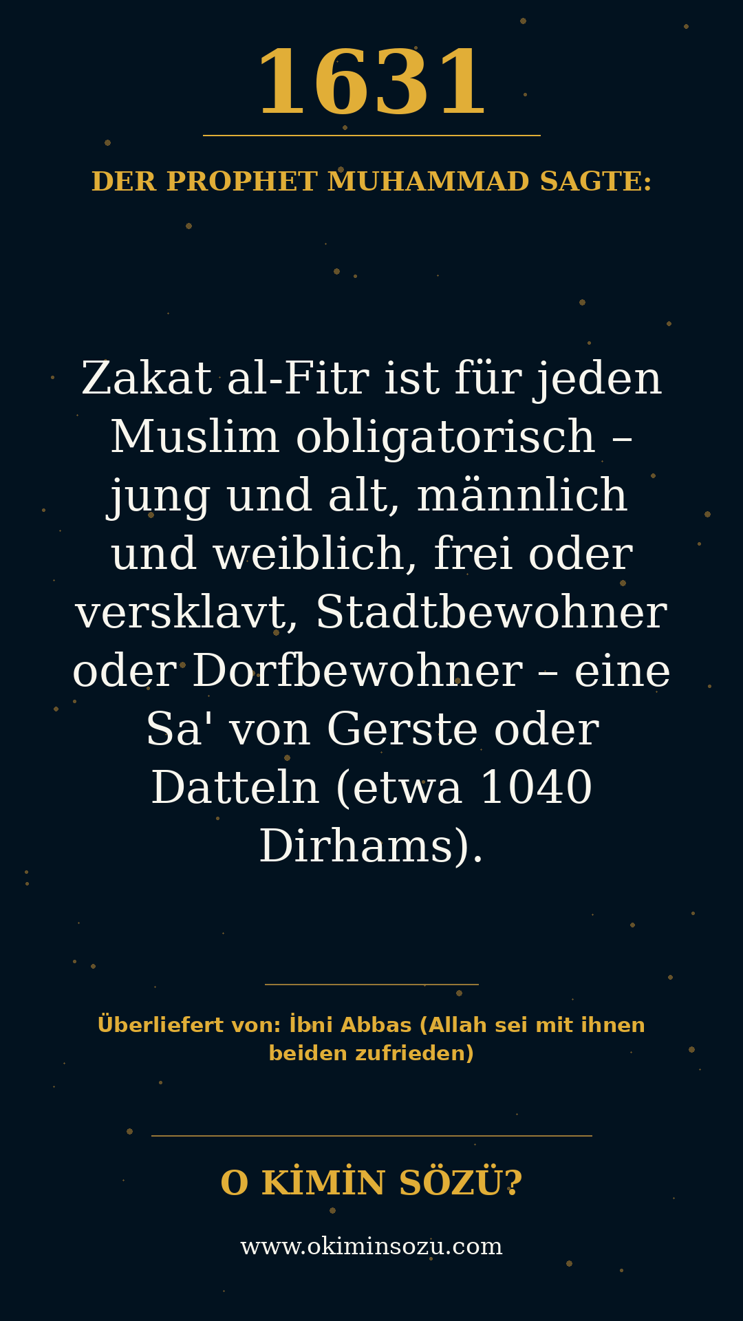 hadith 1631