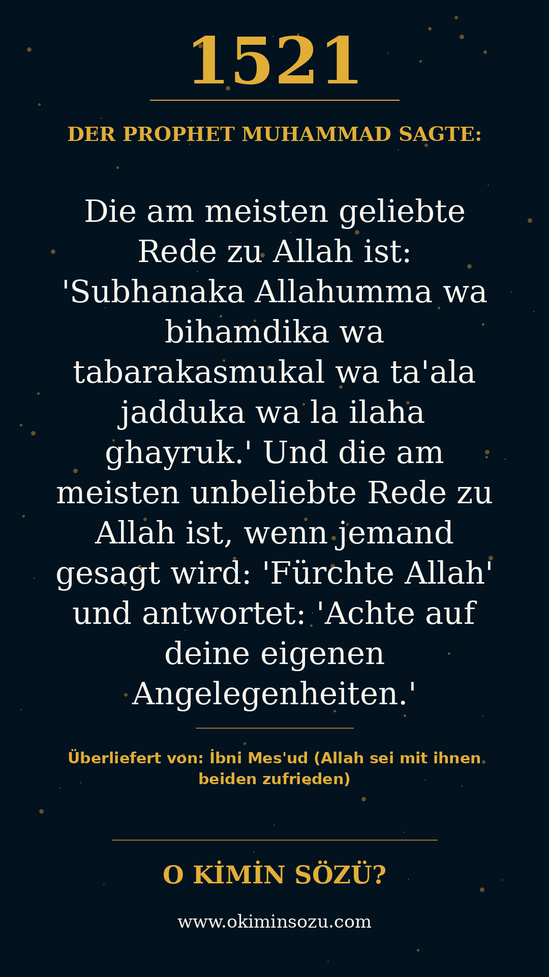 hadith 1521