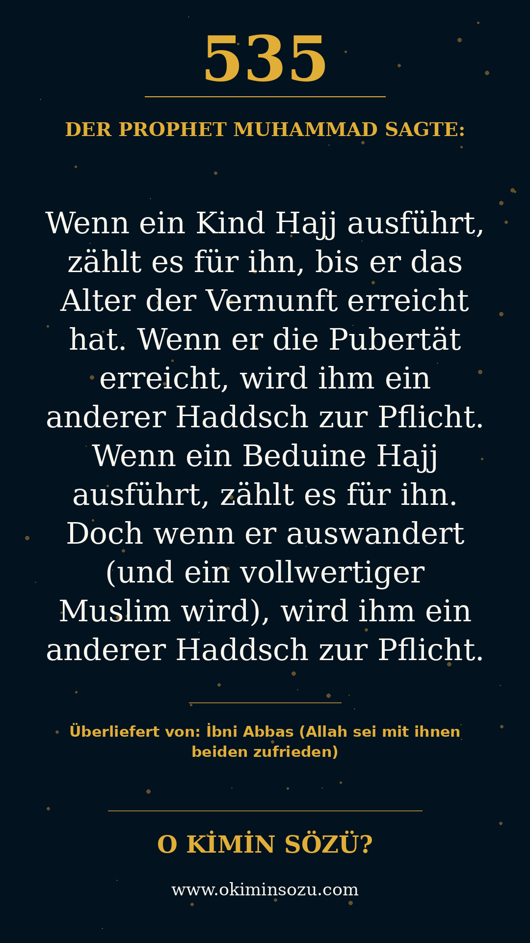 hadith 0535
