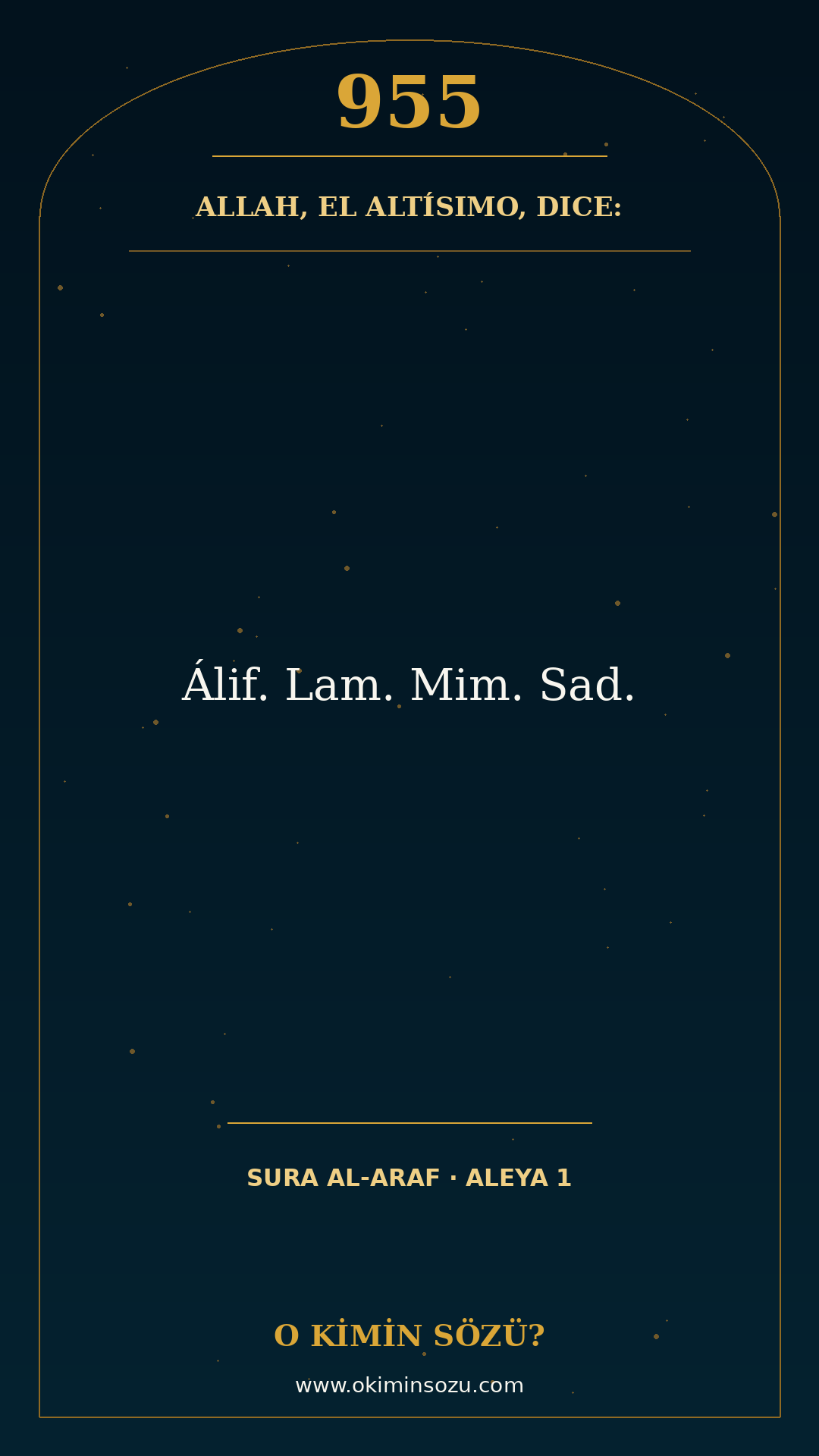 ayet 0955 sure 007 ayet 001