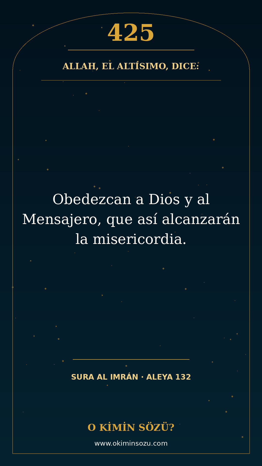 ayet 0425 sure 003 ayet 132