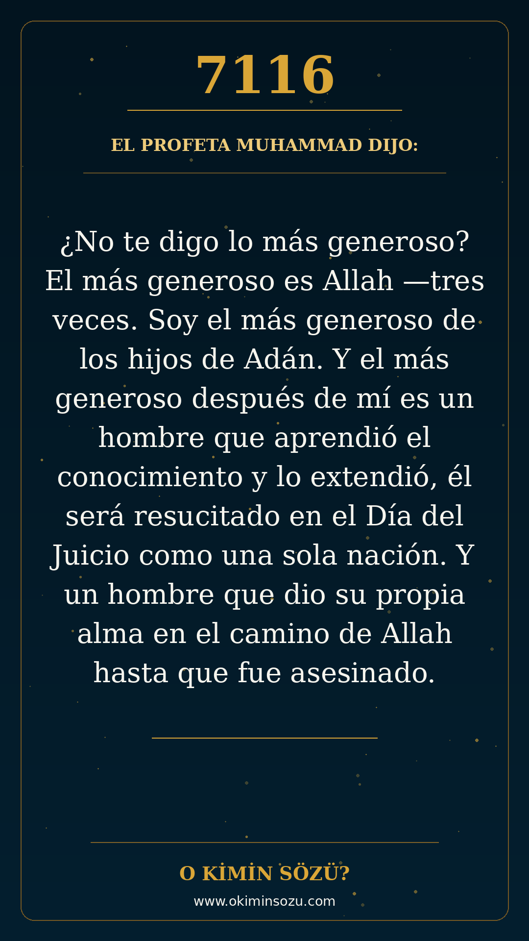 hadis 7116 es