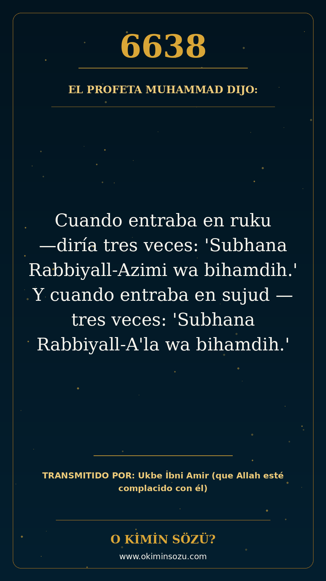 hadis 6638 es
