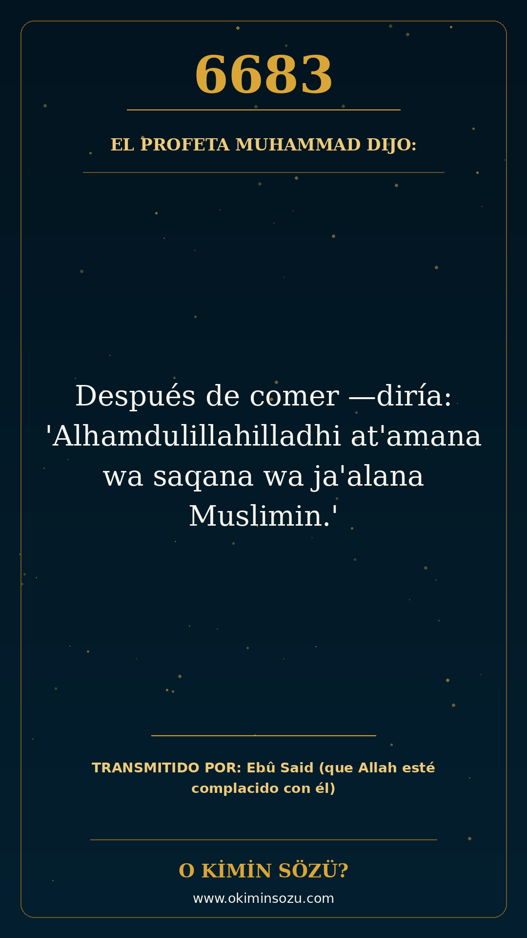 hadis 6683 es
