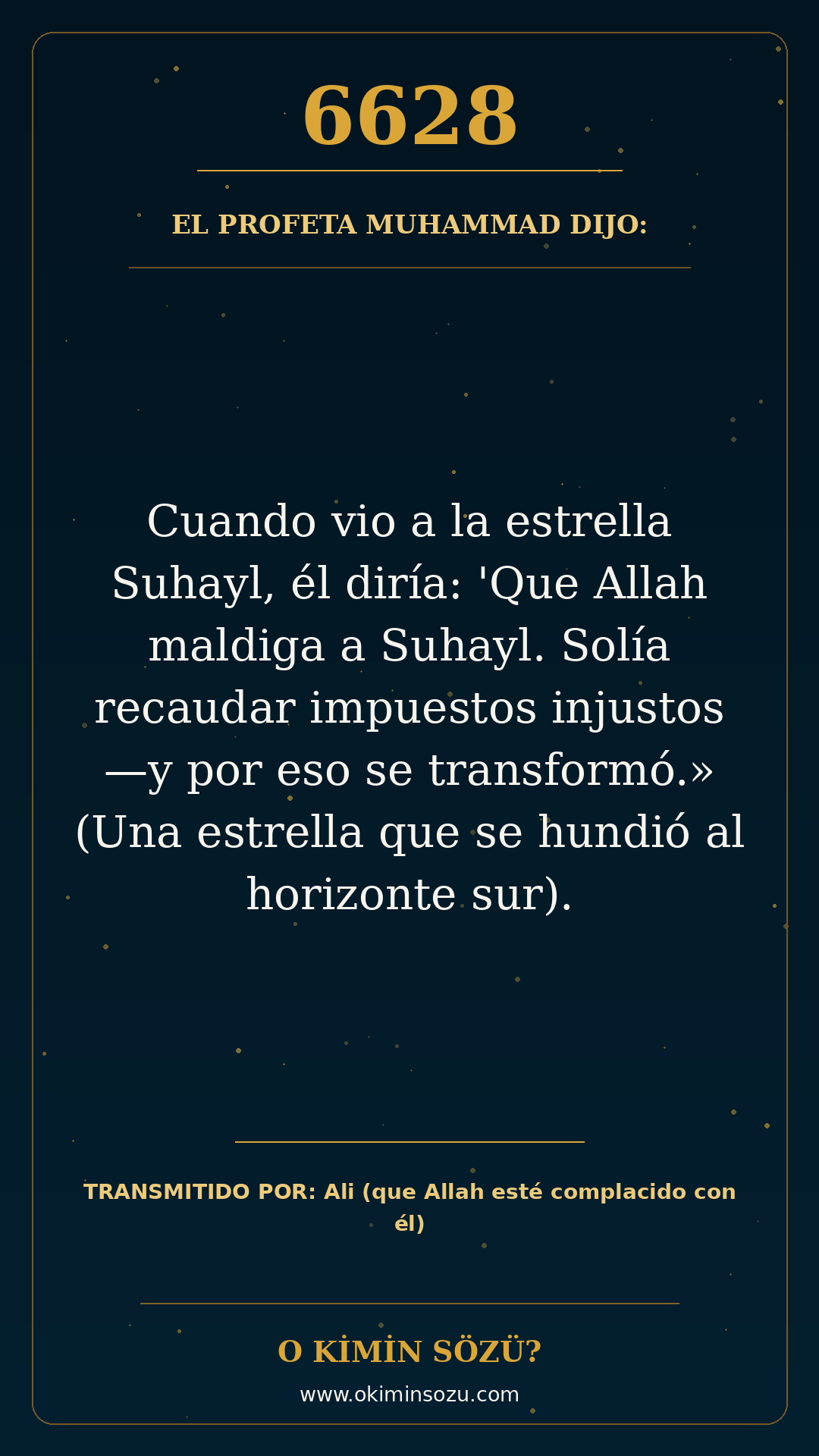 hadis 6628 es