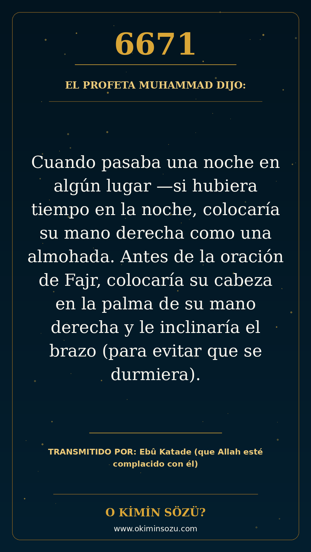 hadis 6671 es
