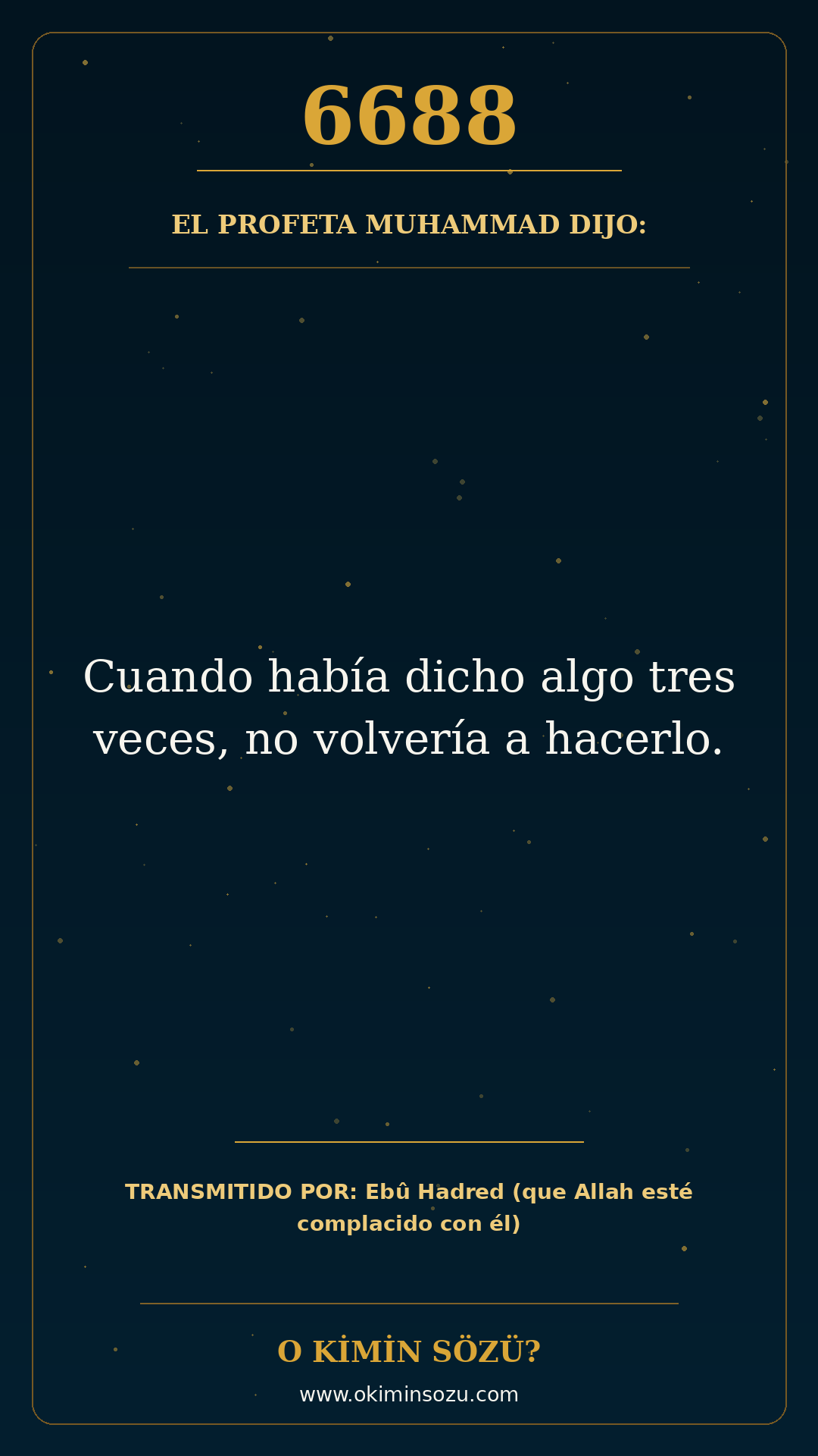 hadis 6688 es