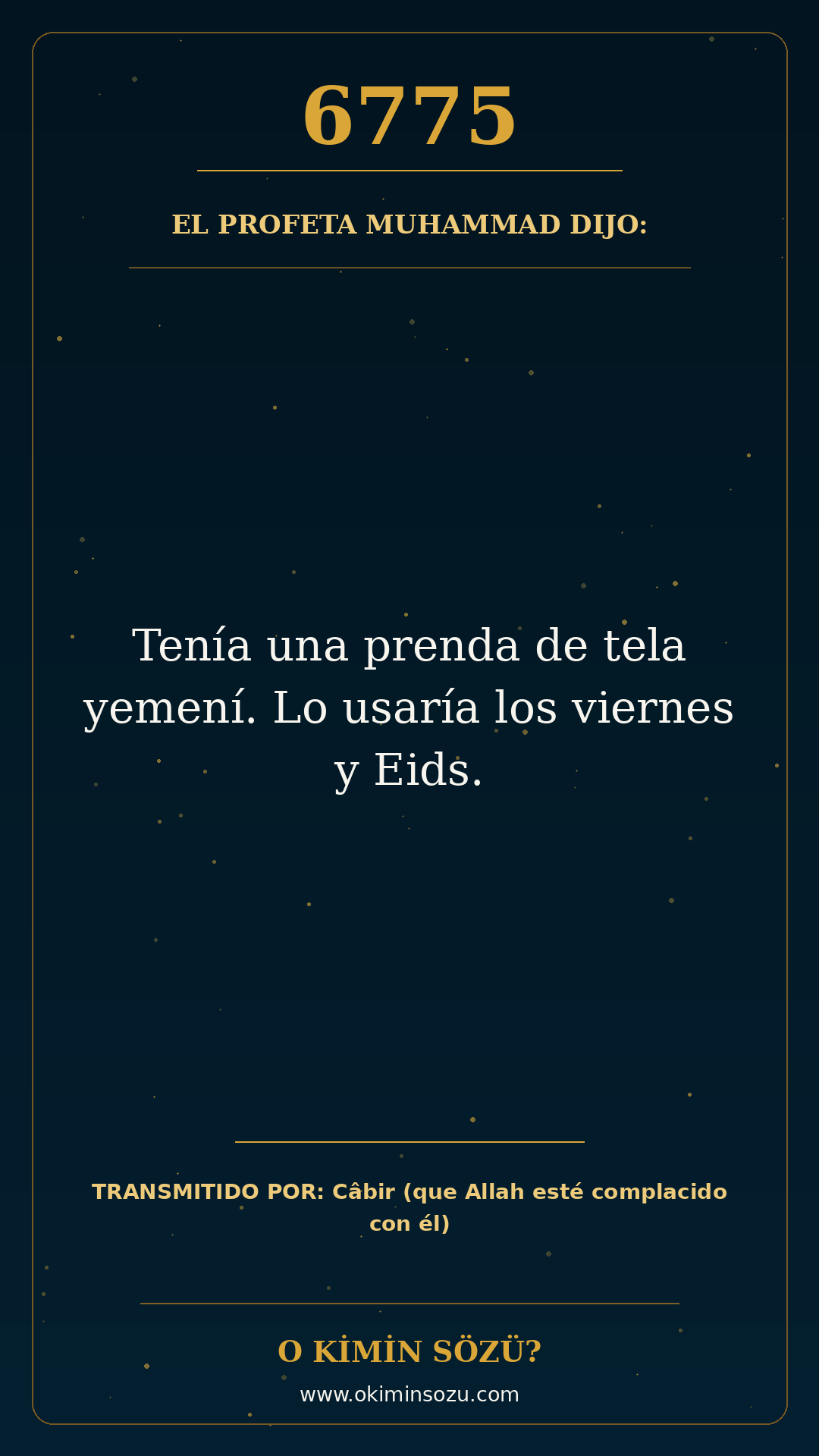 hadis 6775 es