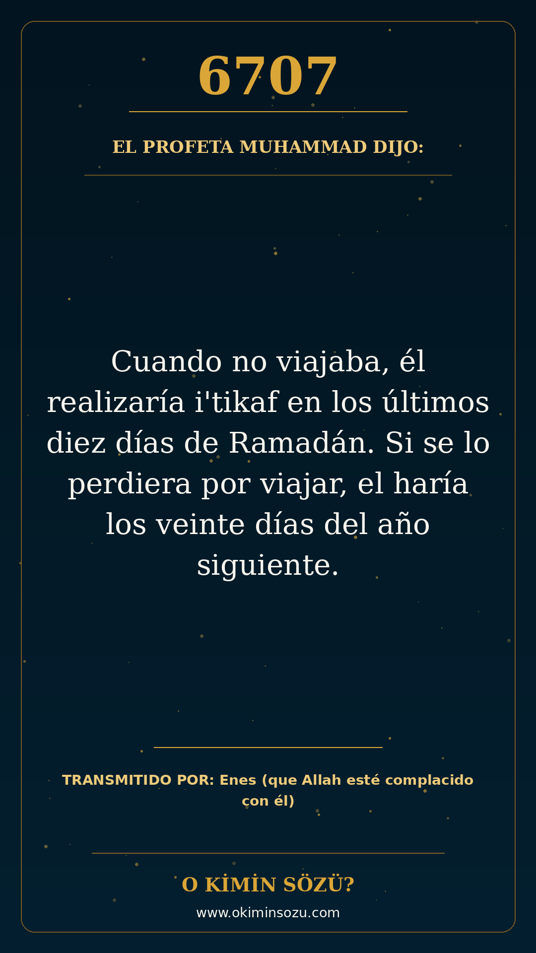 hadis 6707 es