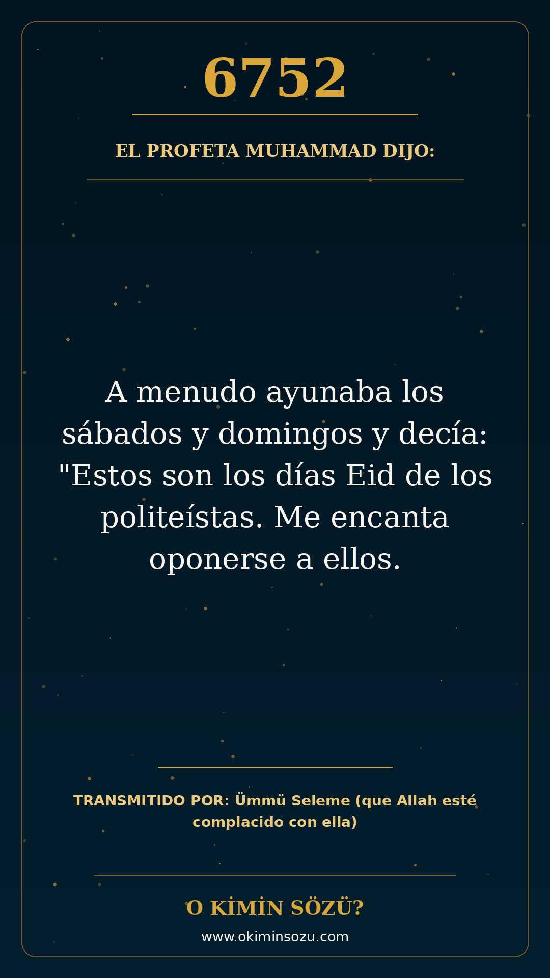 hadis 6752 es