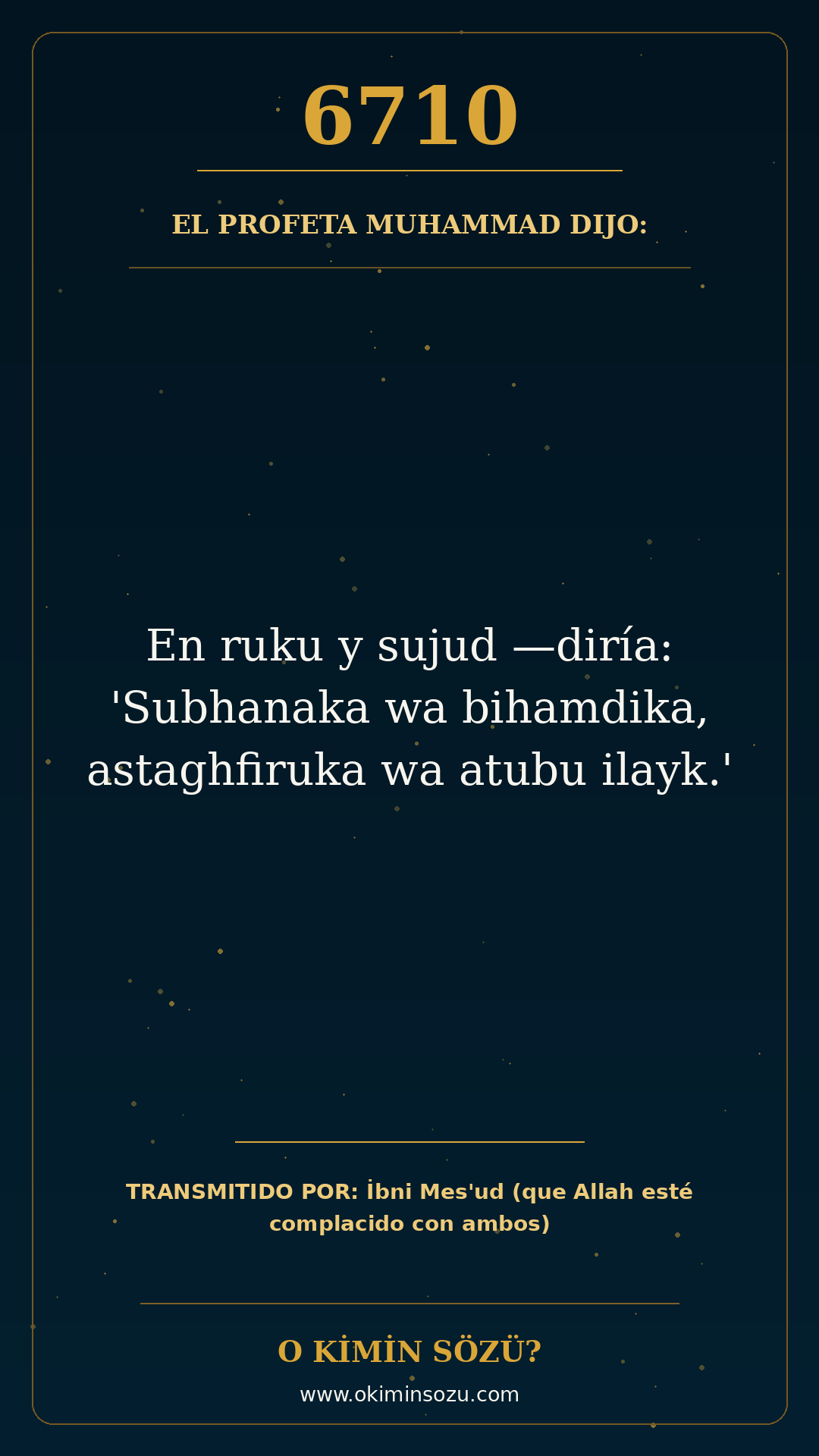hadis 6710 es