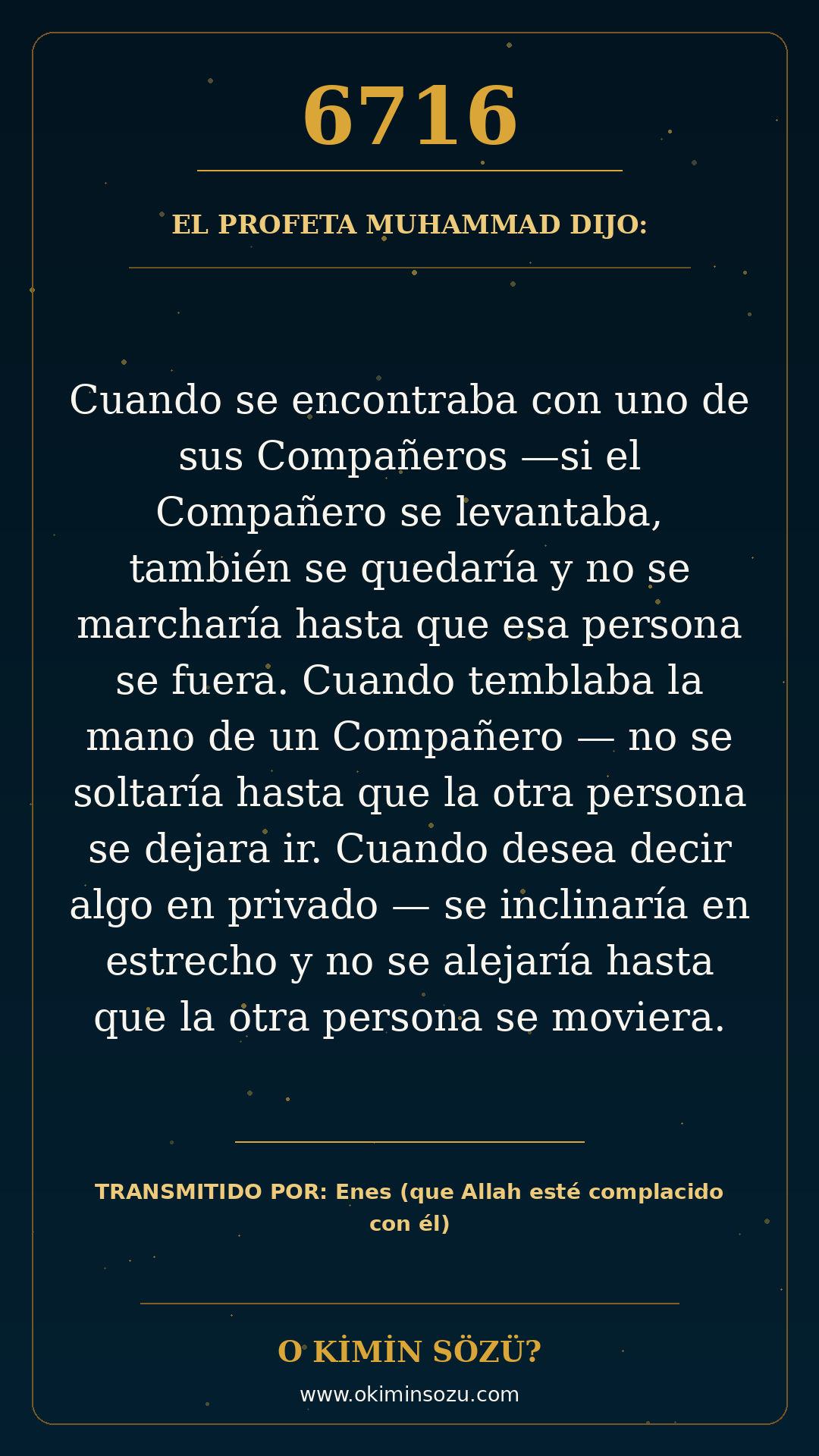 hadis 6716 es