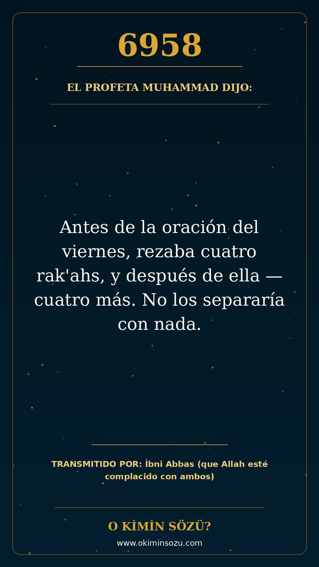 hadis 6958 es