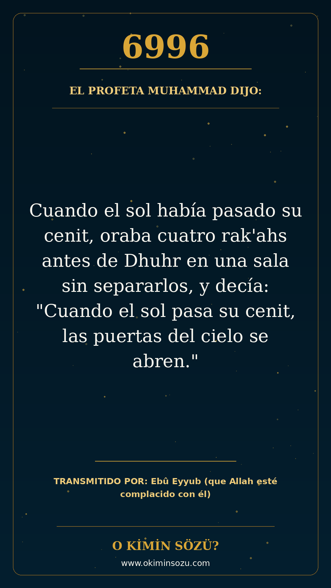hadis 6996 es