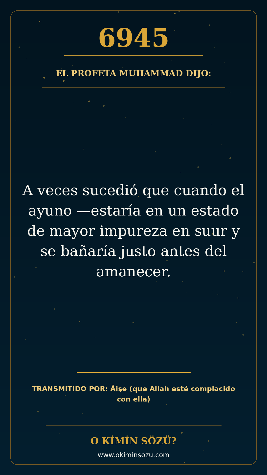 hadis 6945 es
