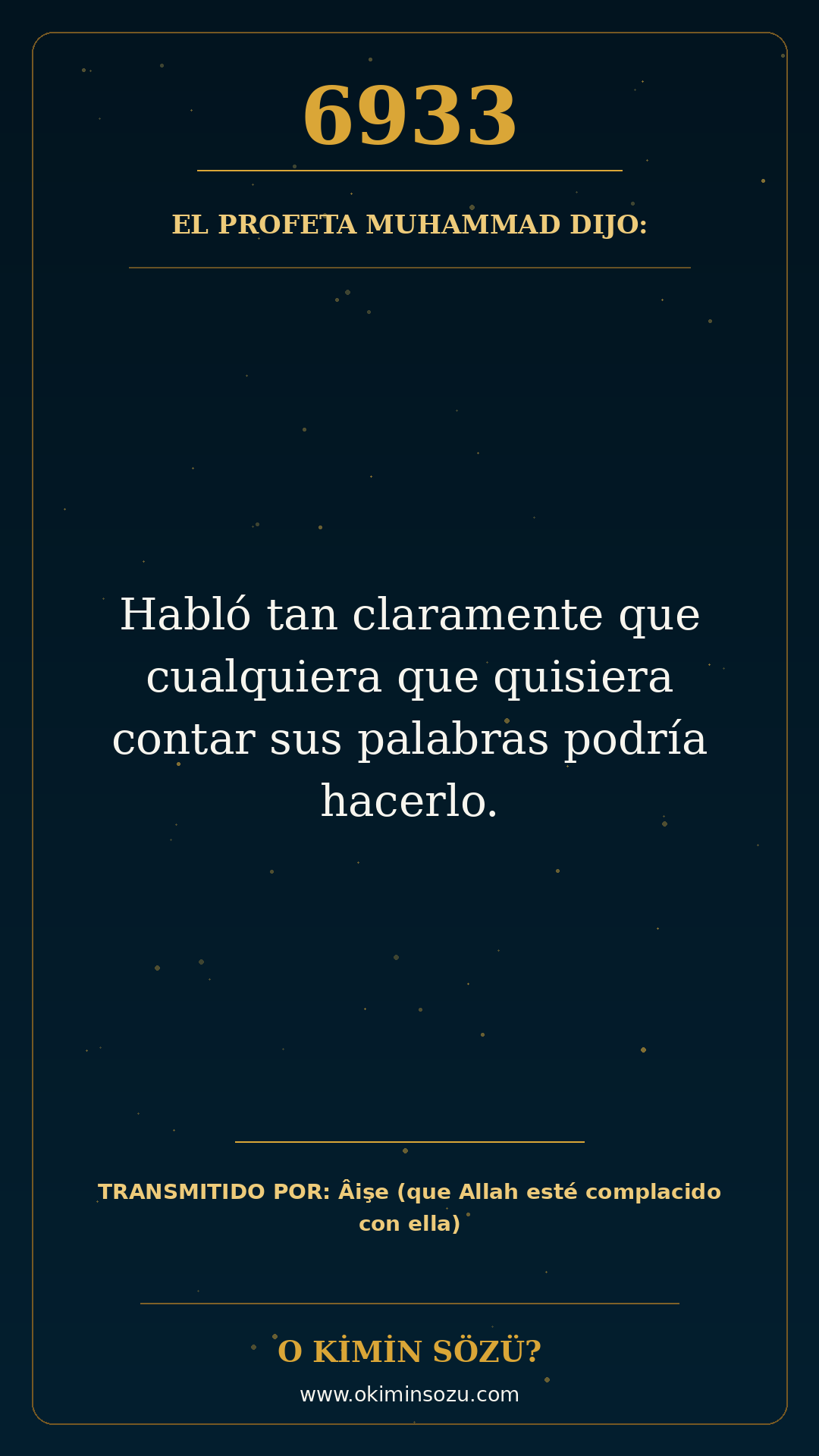 hadis 6933 es