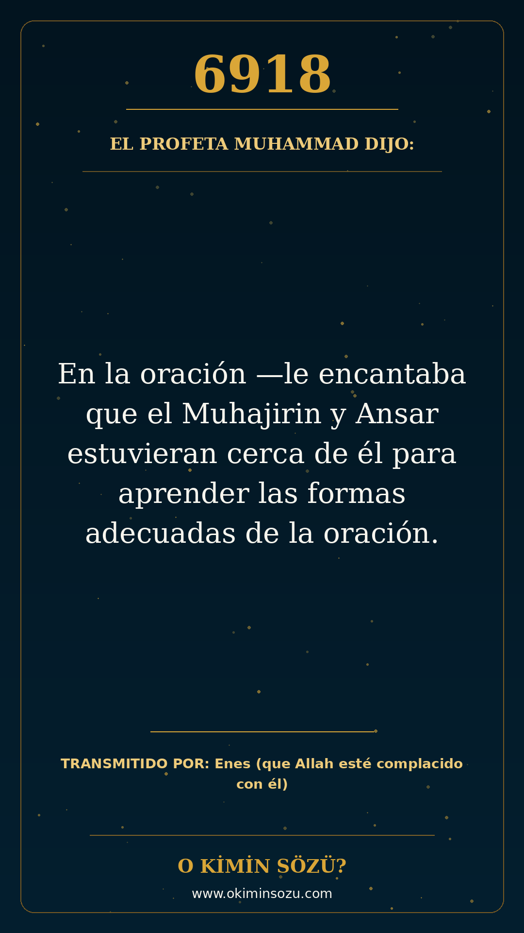 hadis 6918 es