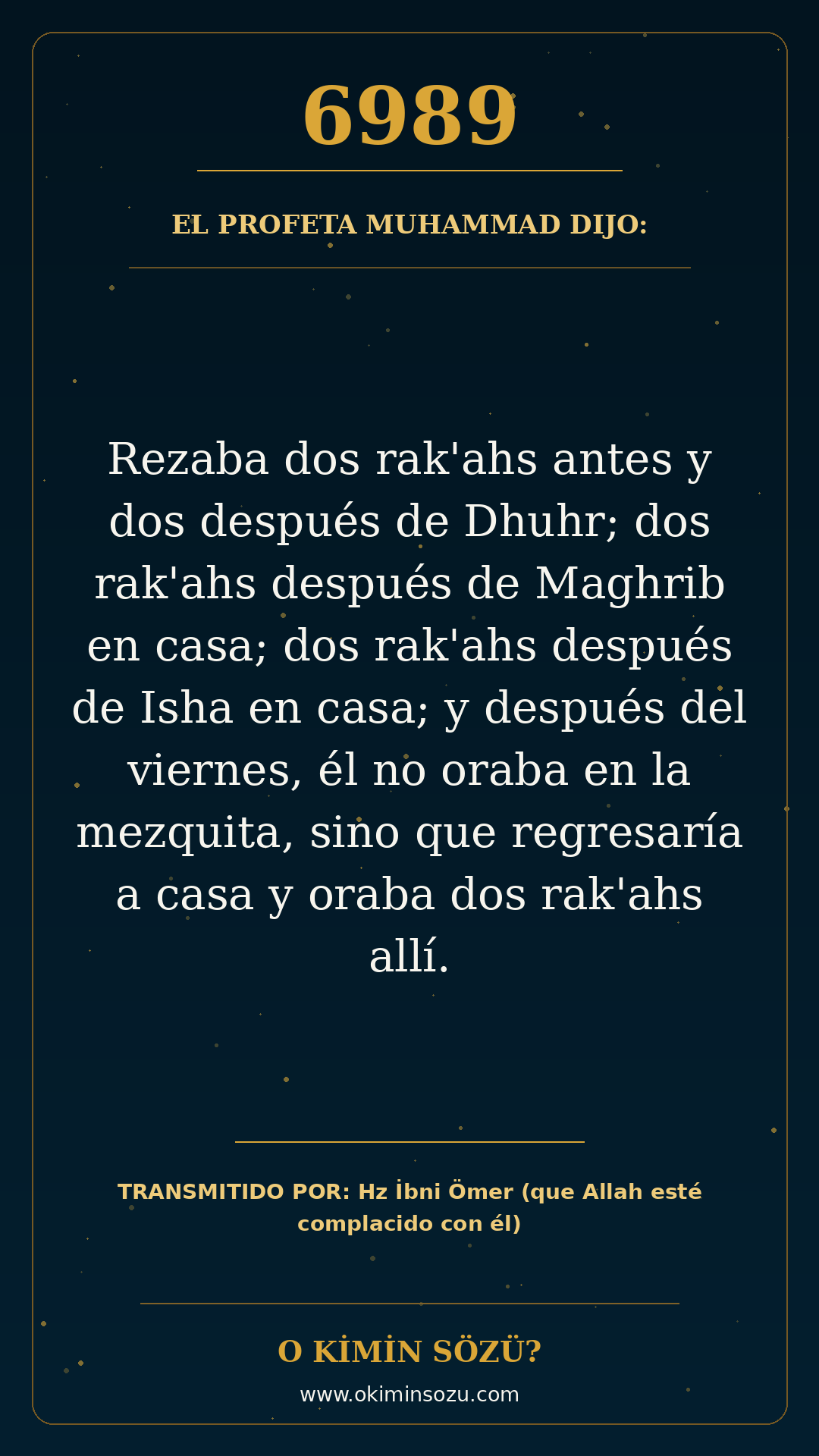 hadis 6989 es