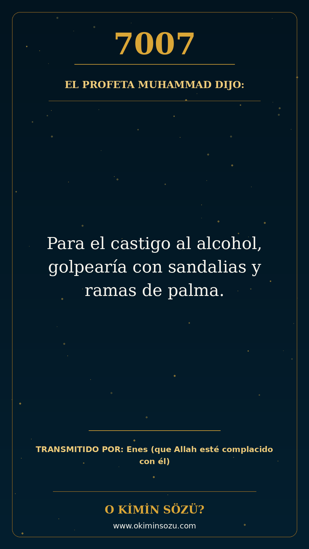 hadis 7007 es