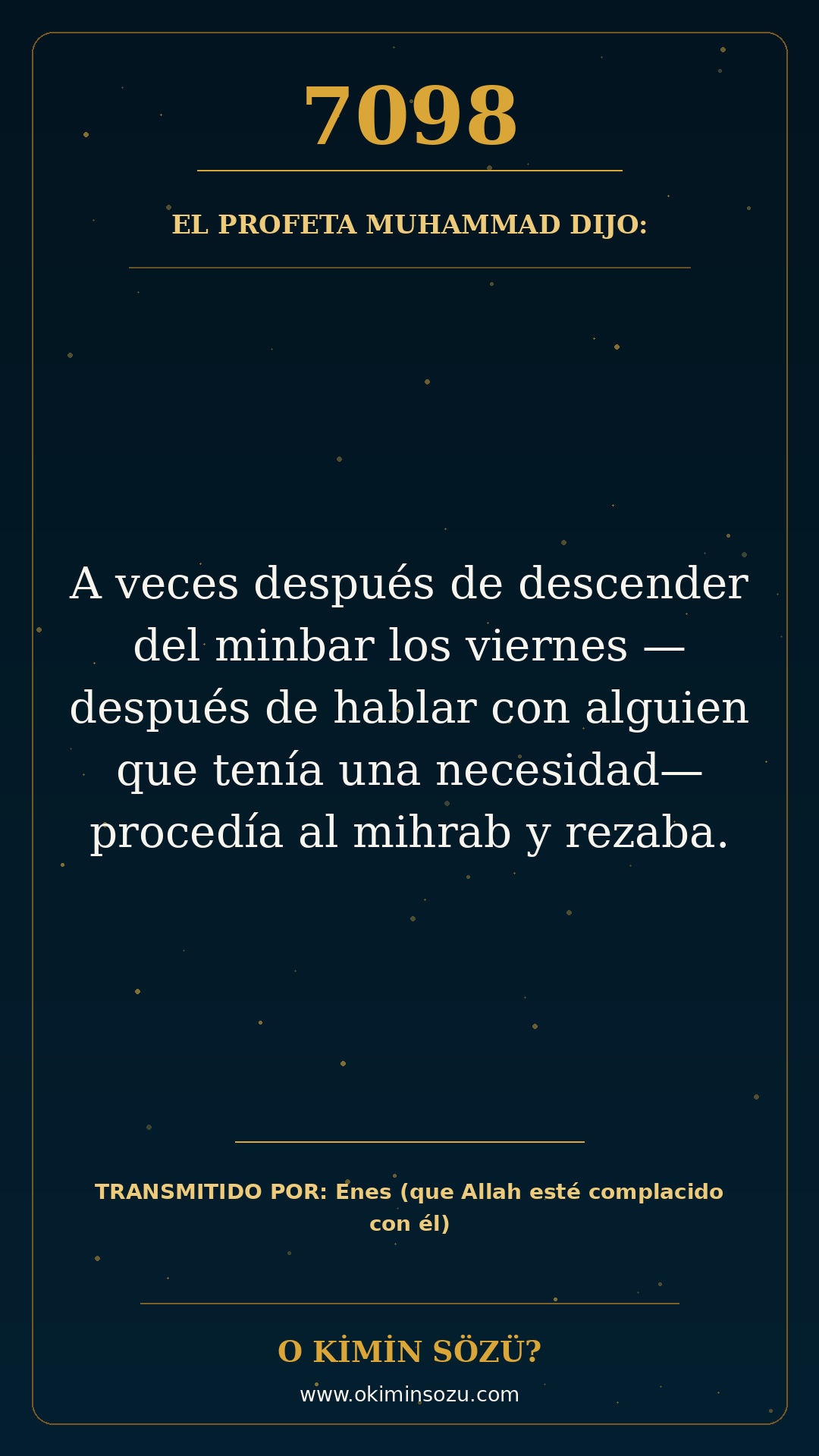 hadis 7098 es
