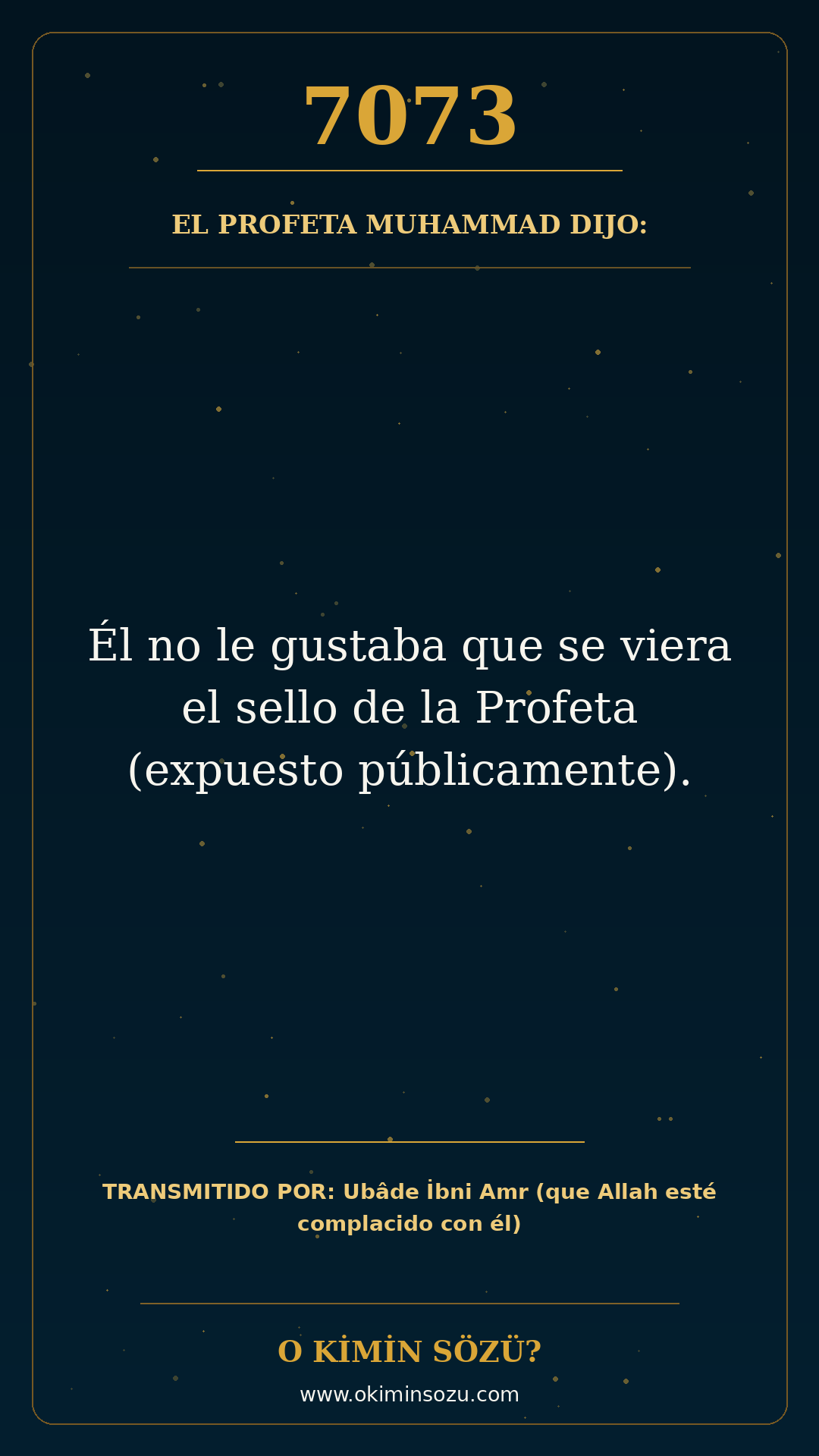 hadis 7073 es