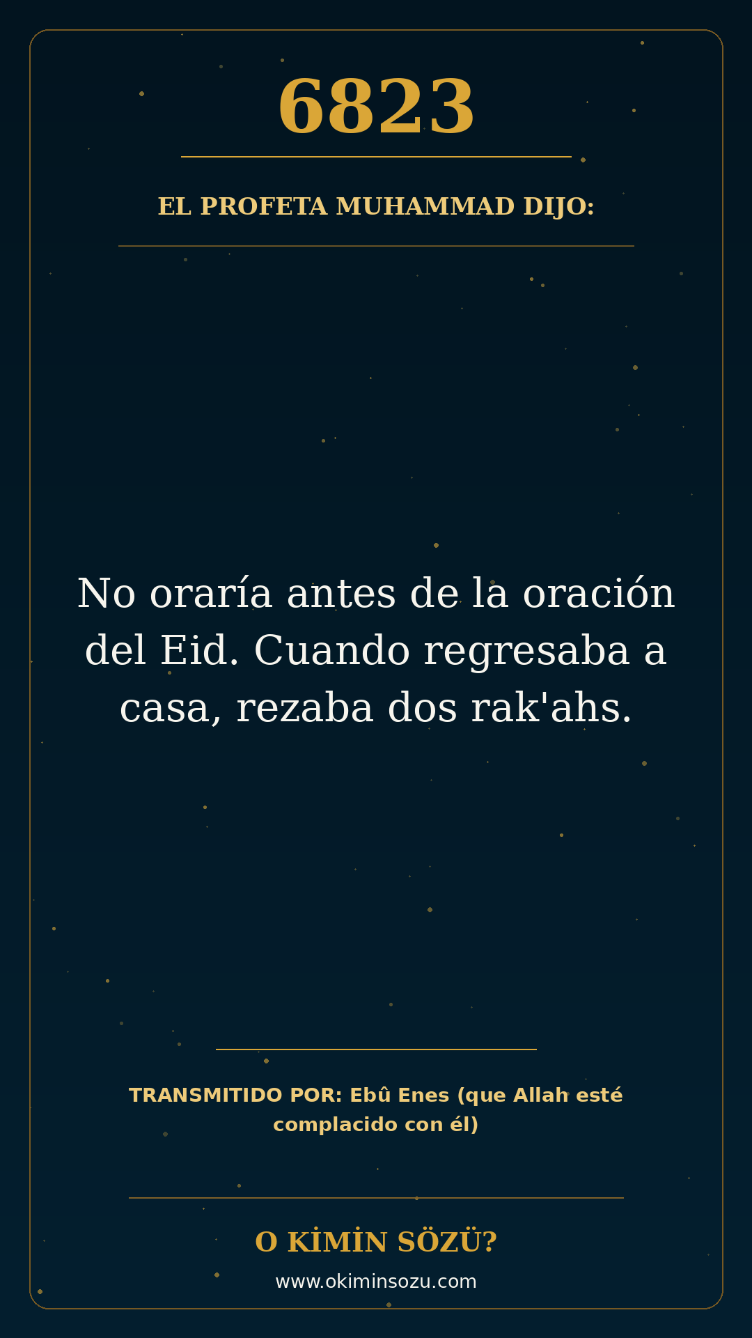 hadis 6823 es