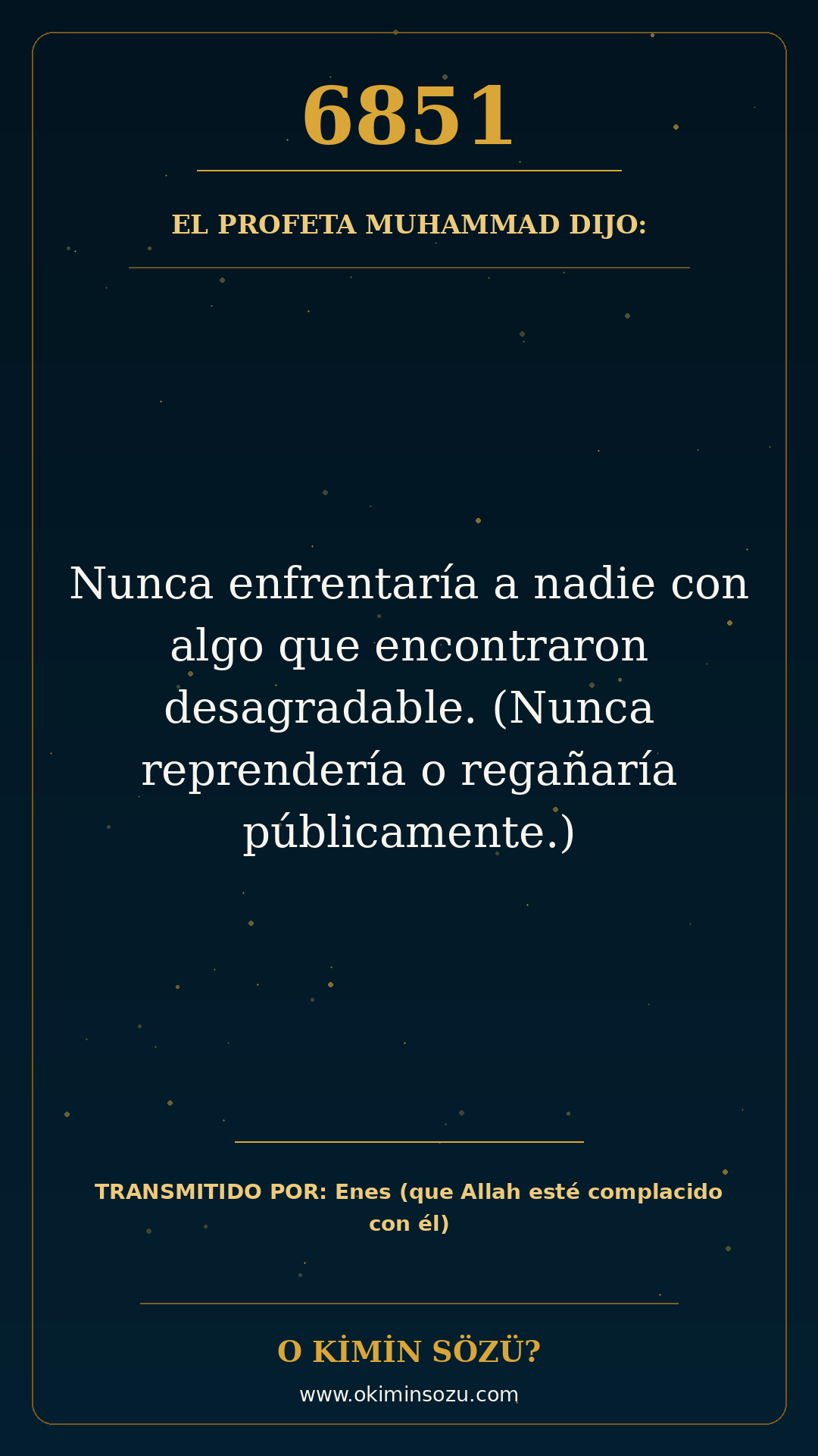 hadis 6851 es