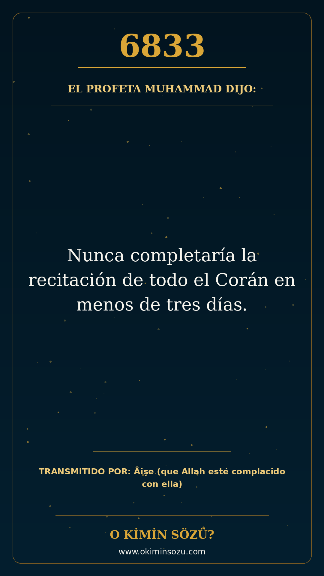 hadis 6833 es