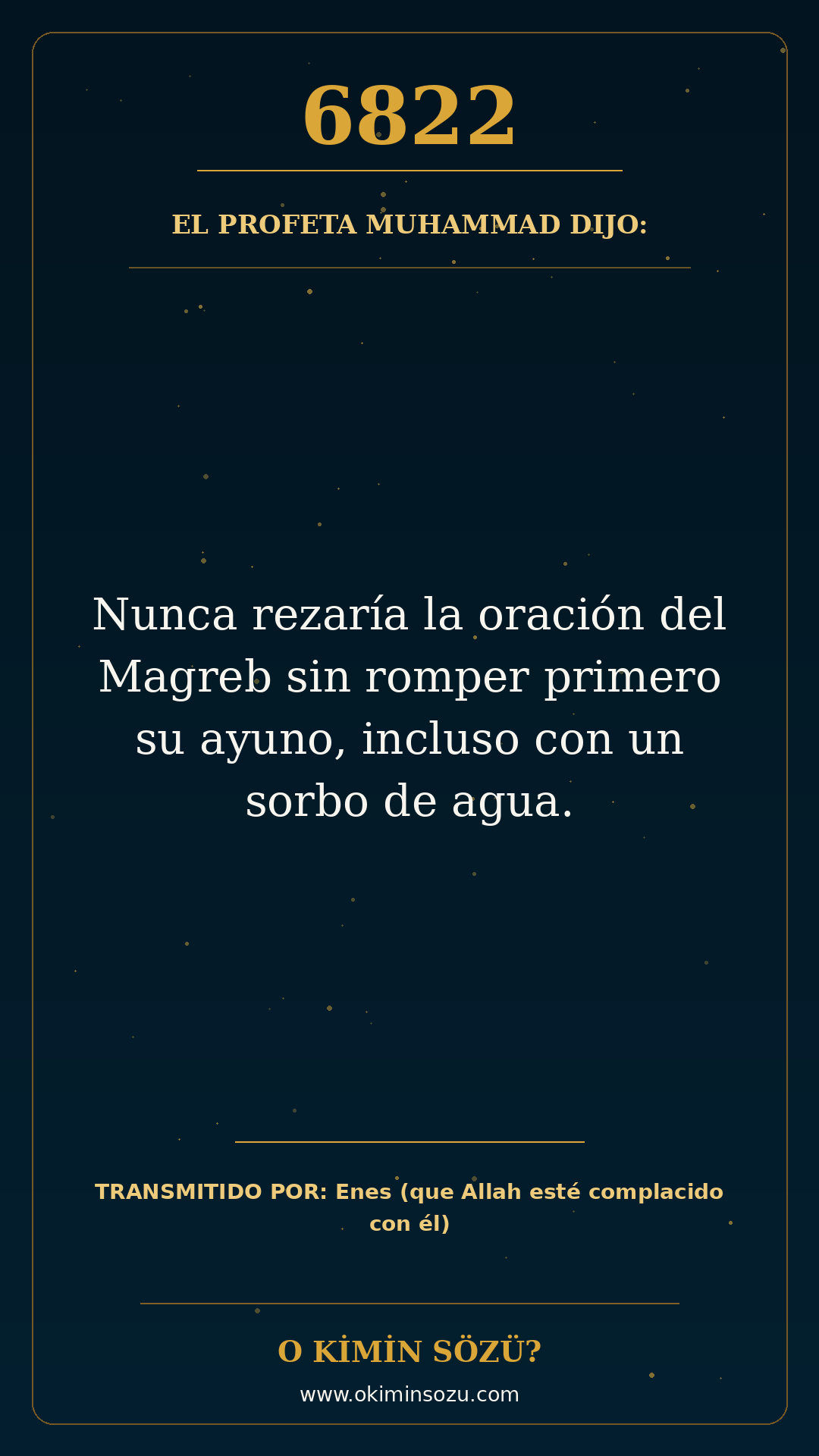 hadis 6822 es
