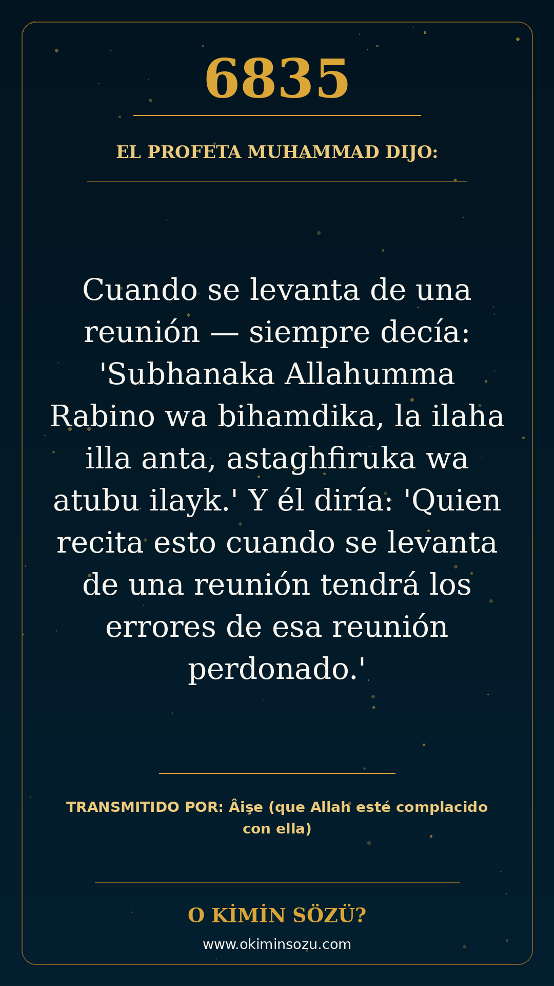 hadis 6835 es