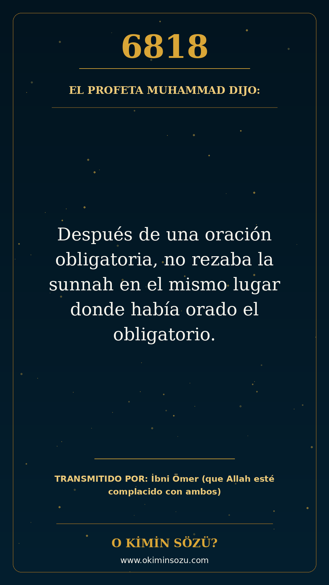hadis 6818 es