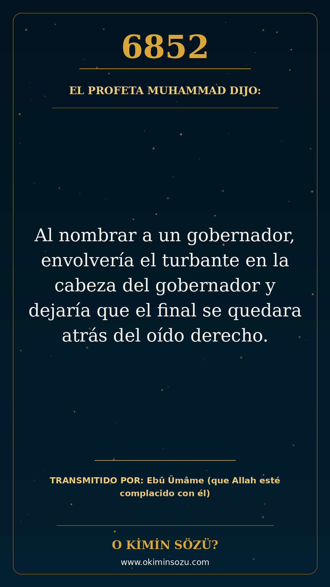 hadis 6852 es