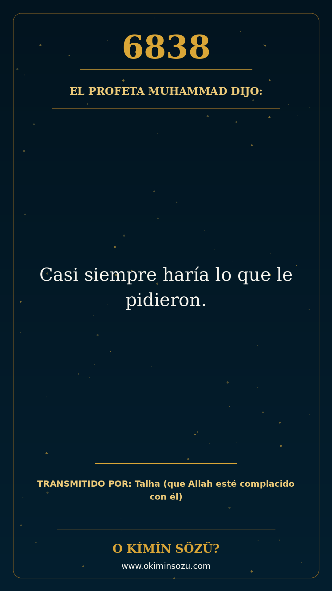 hadis 6838 es