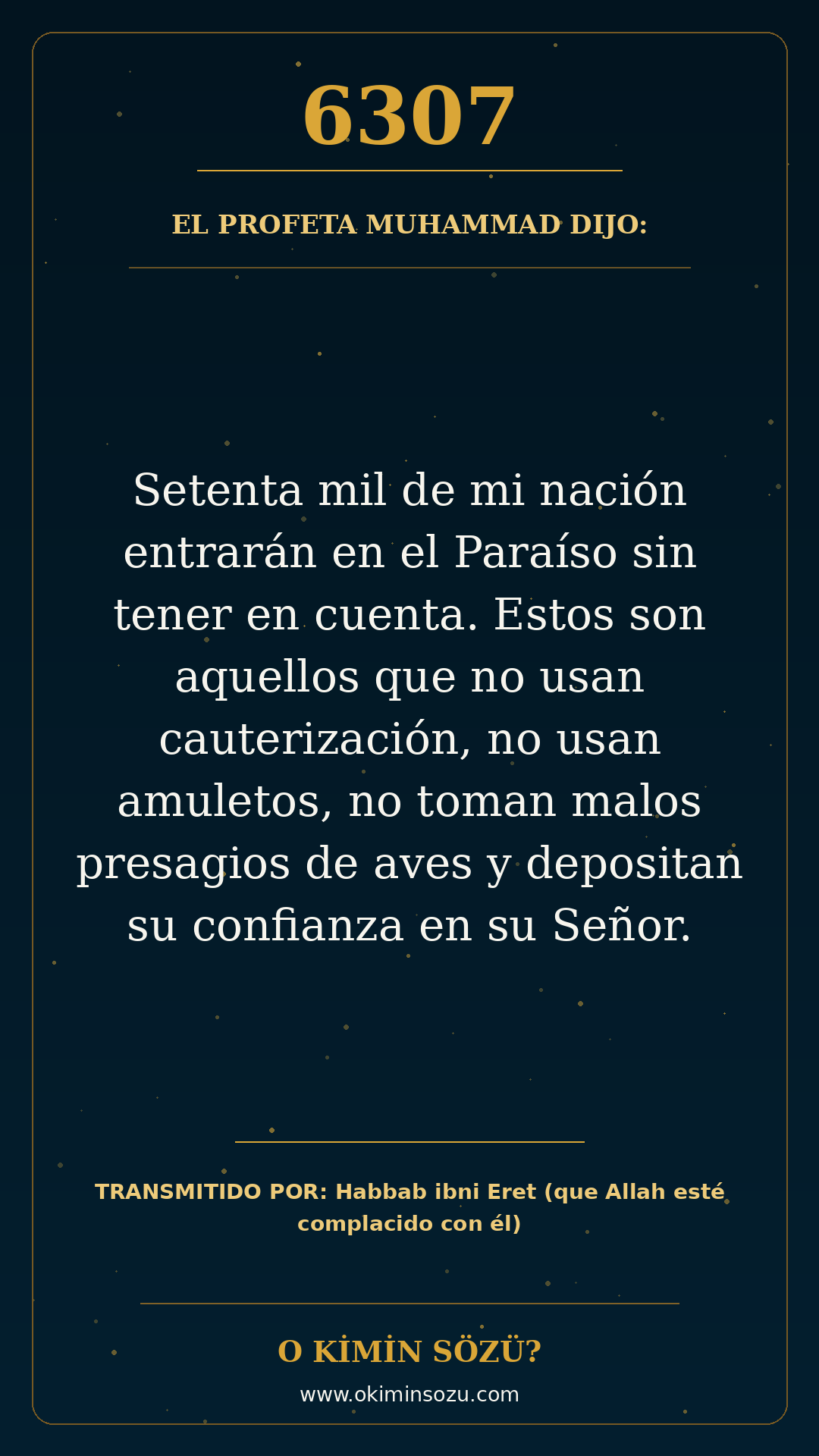 hadis 6307 es