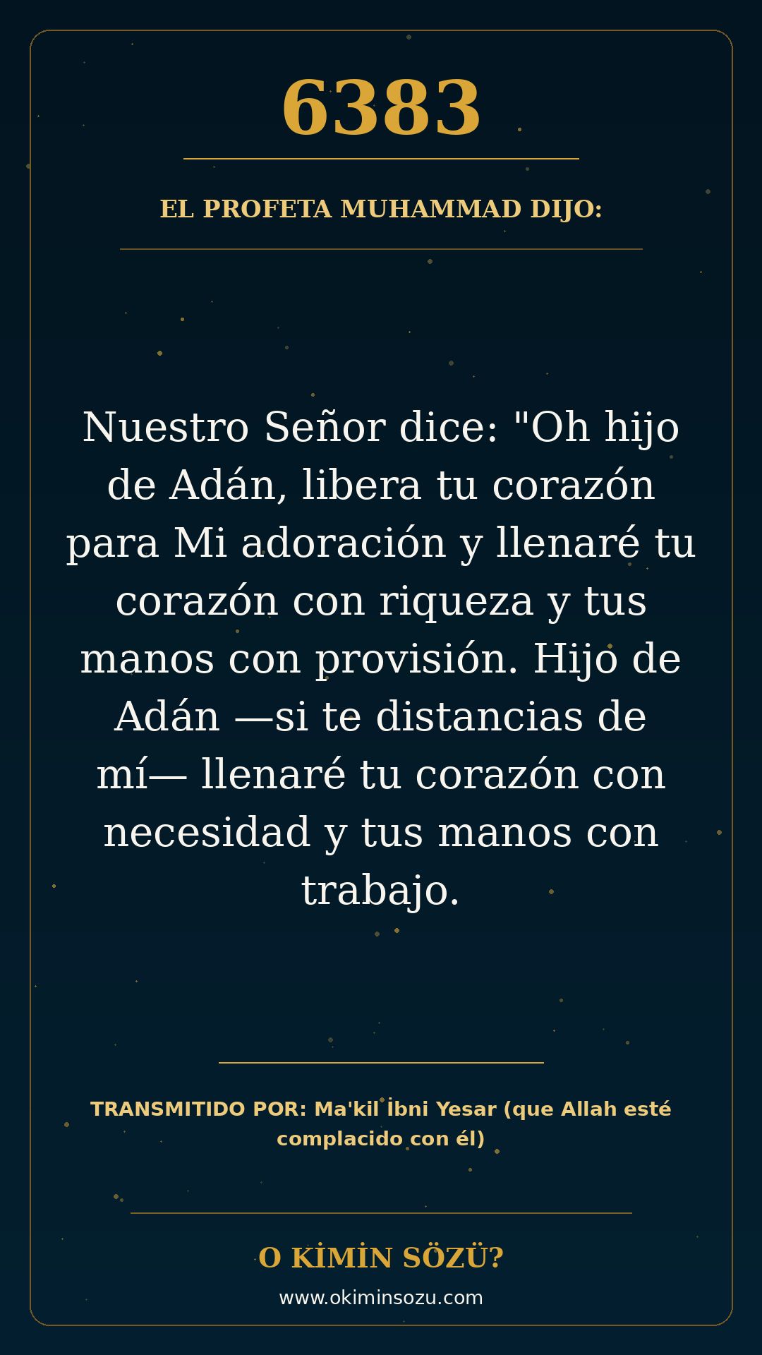hadis 6383 es