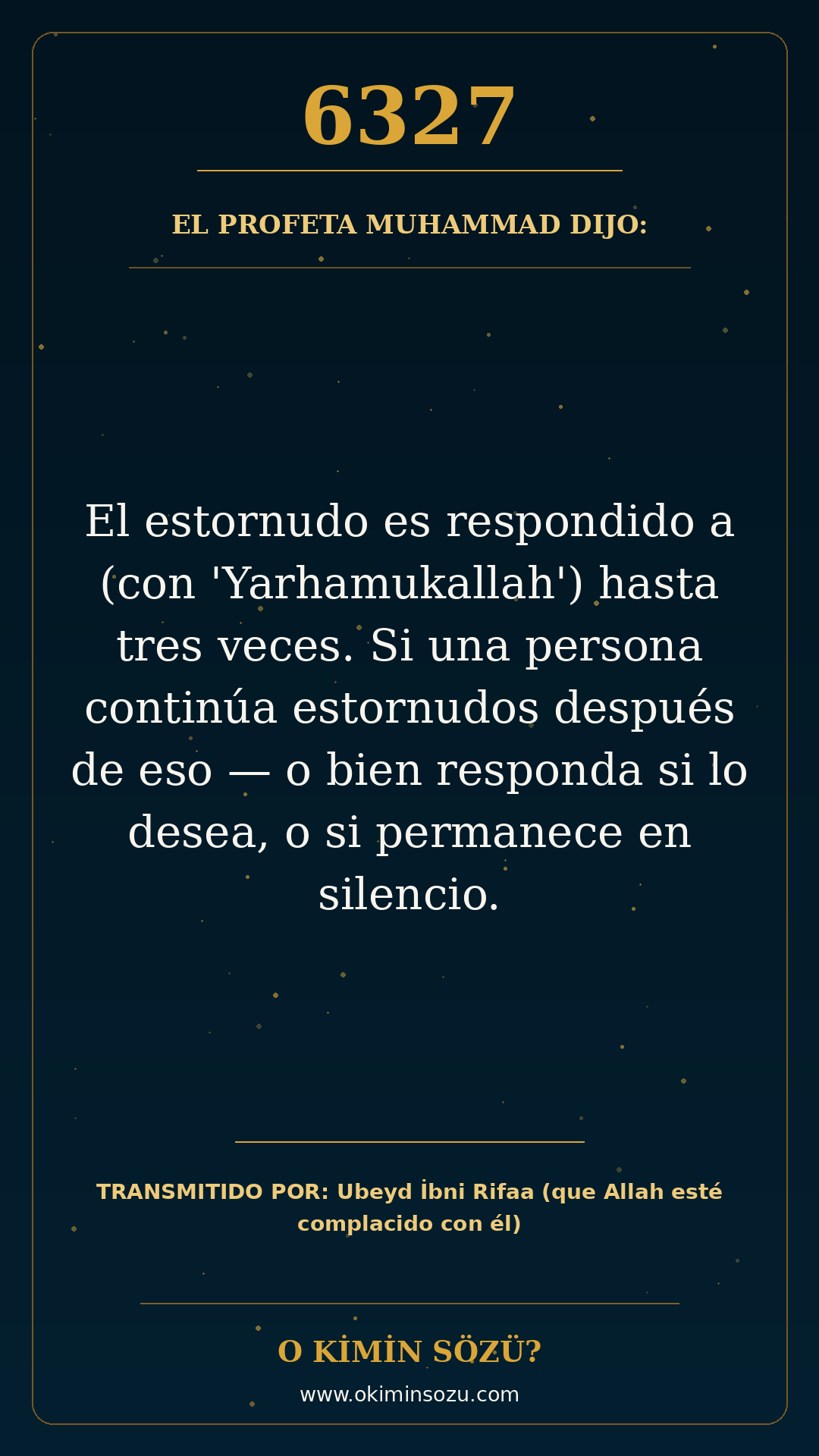 hadis 6327 es