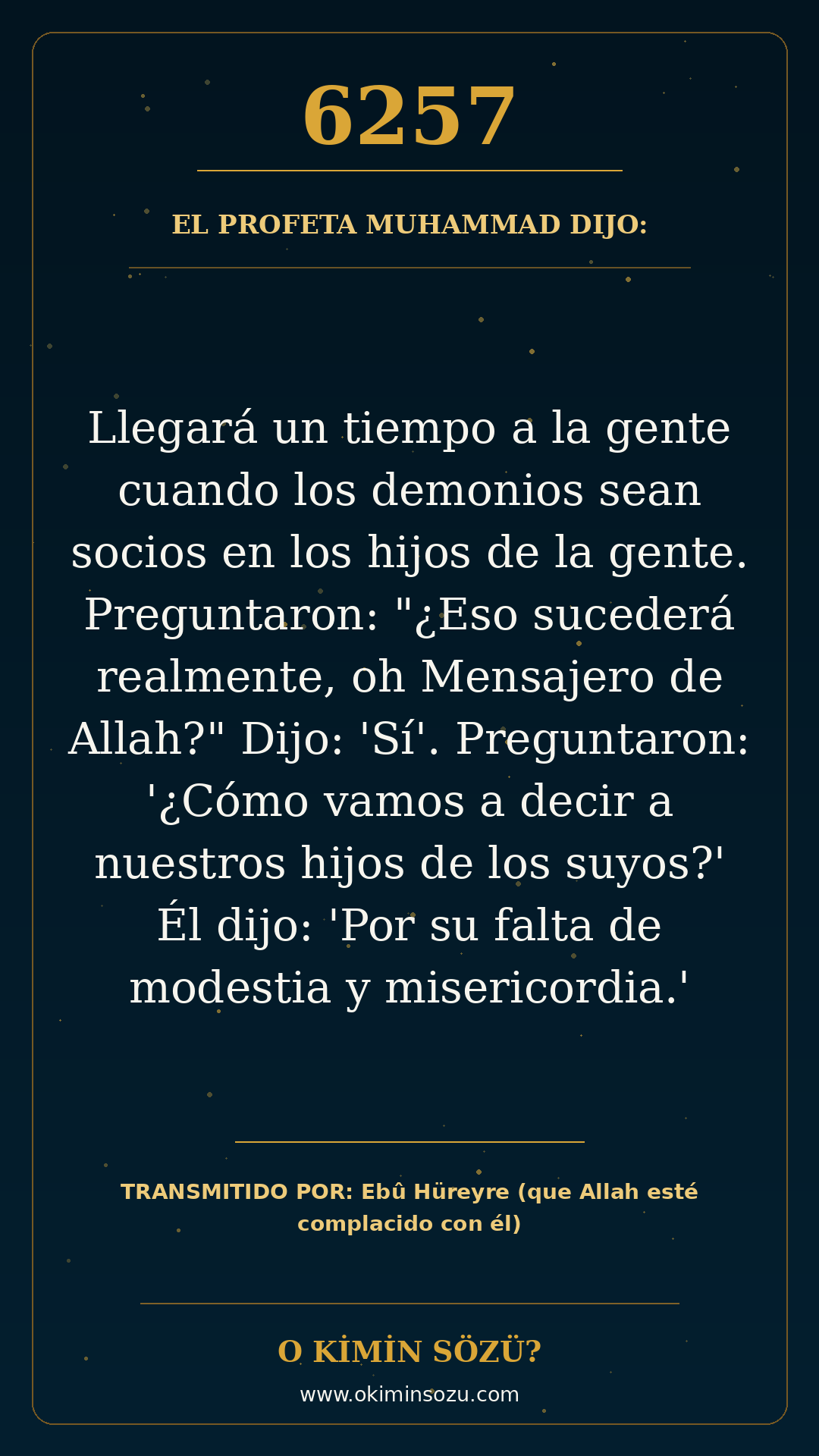hadis 6257 es