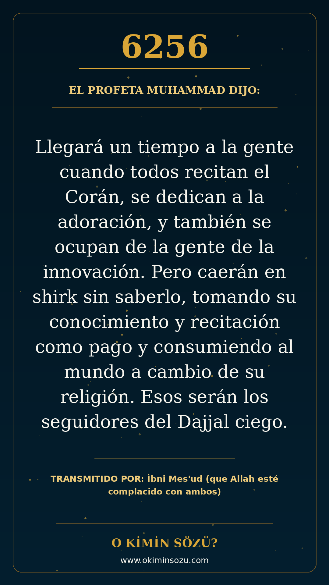 hadis 6256 es