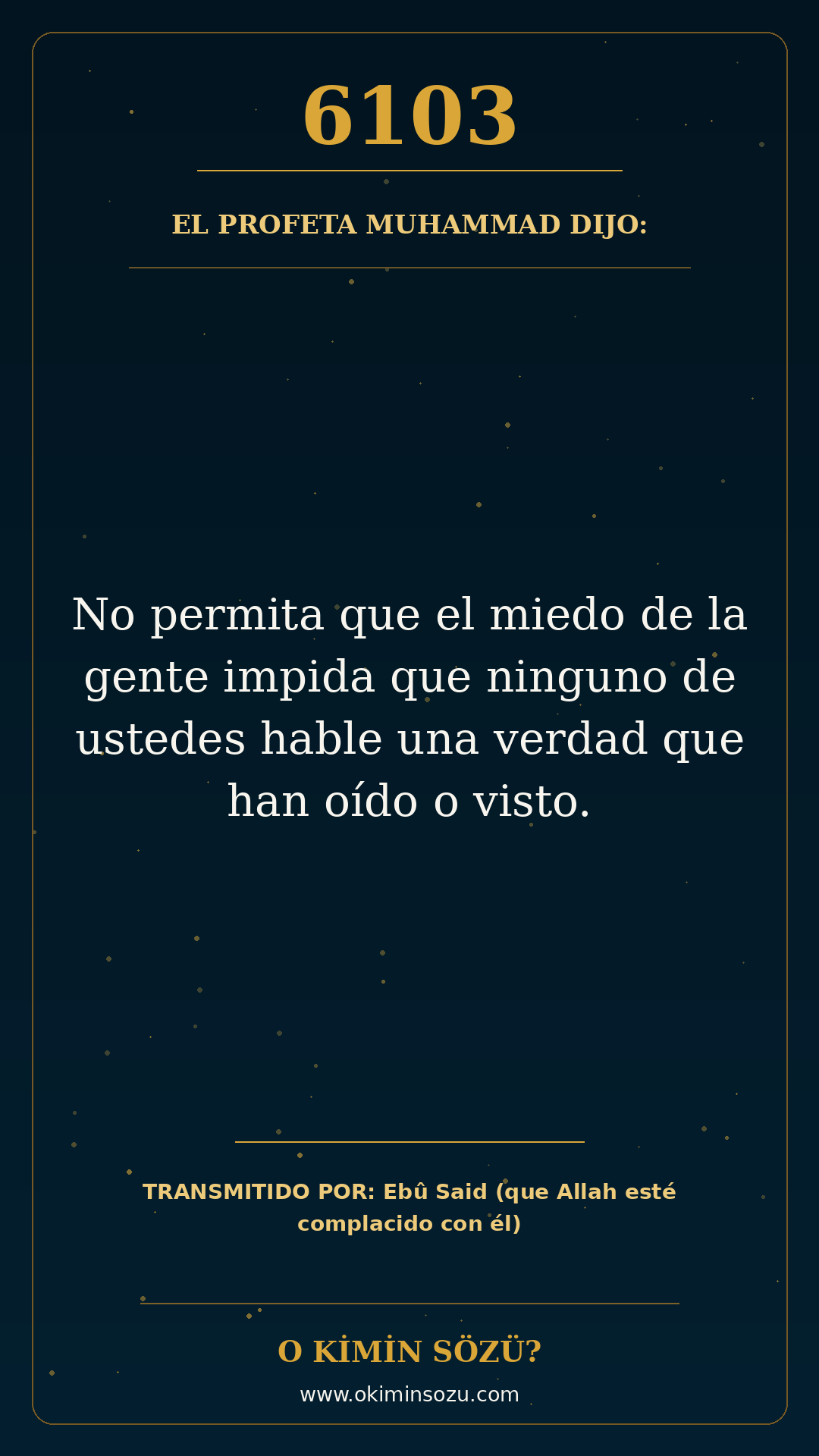 hadis 6103 es