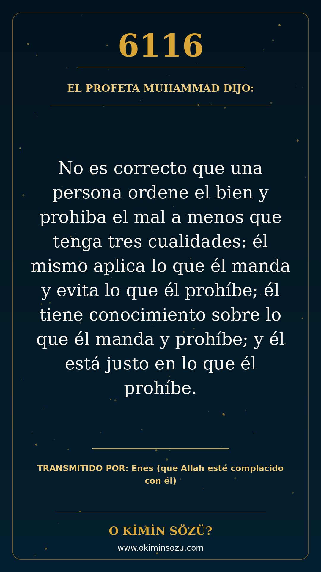 hadis 6116 es