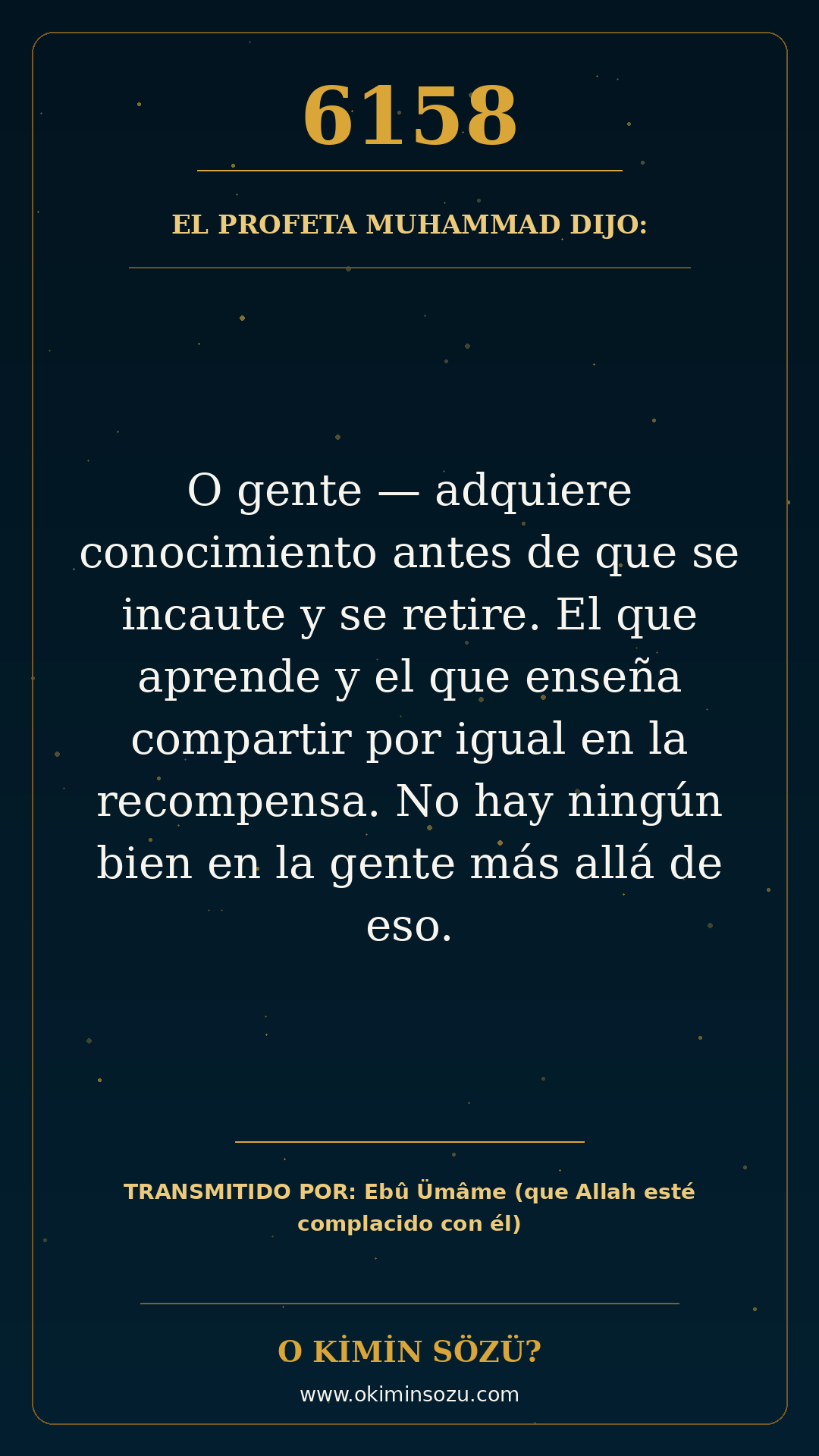 hadis 6158 es